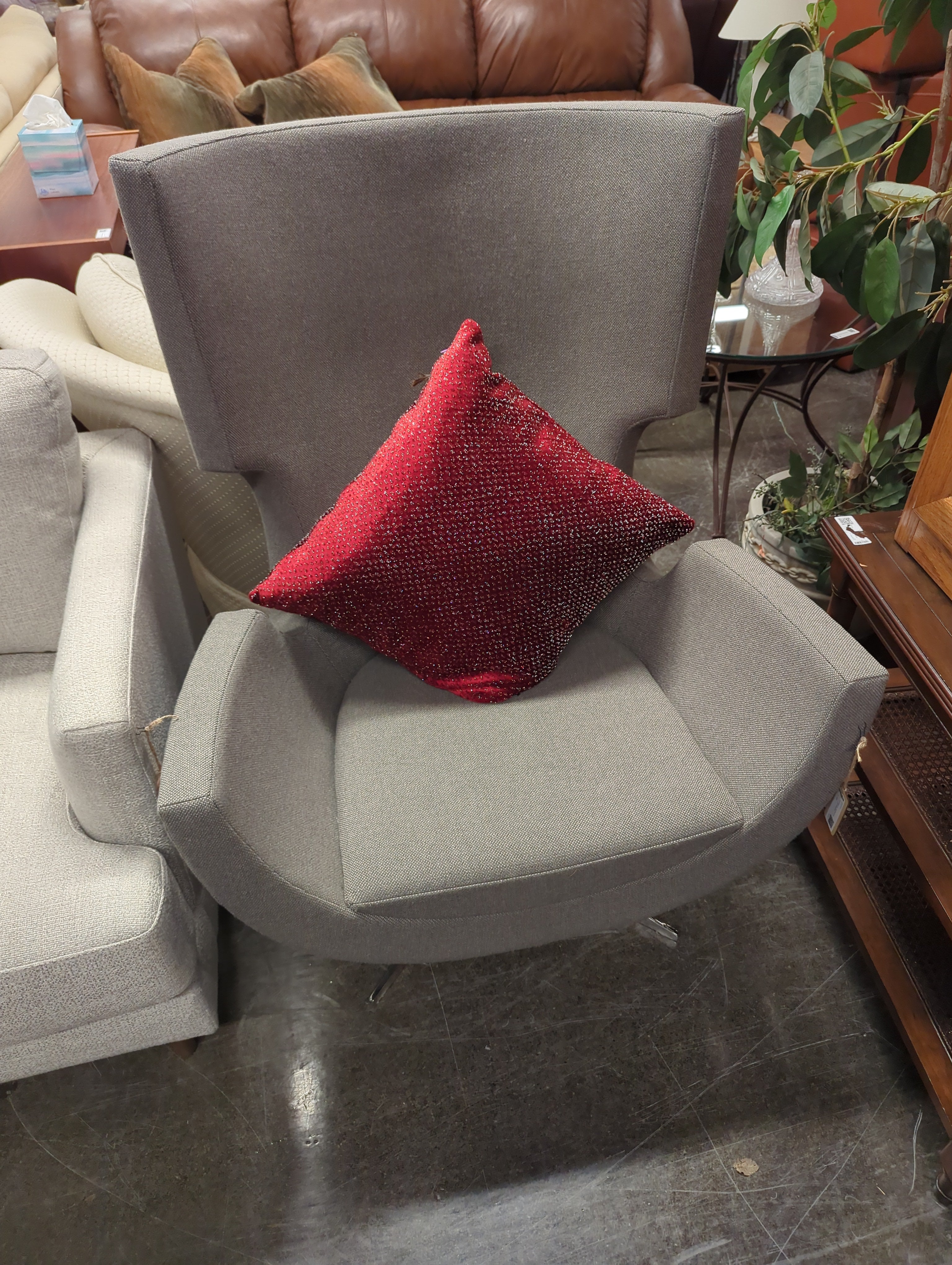 martin/brattrud inc - high back swivel curve lounge chair