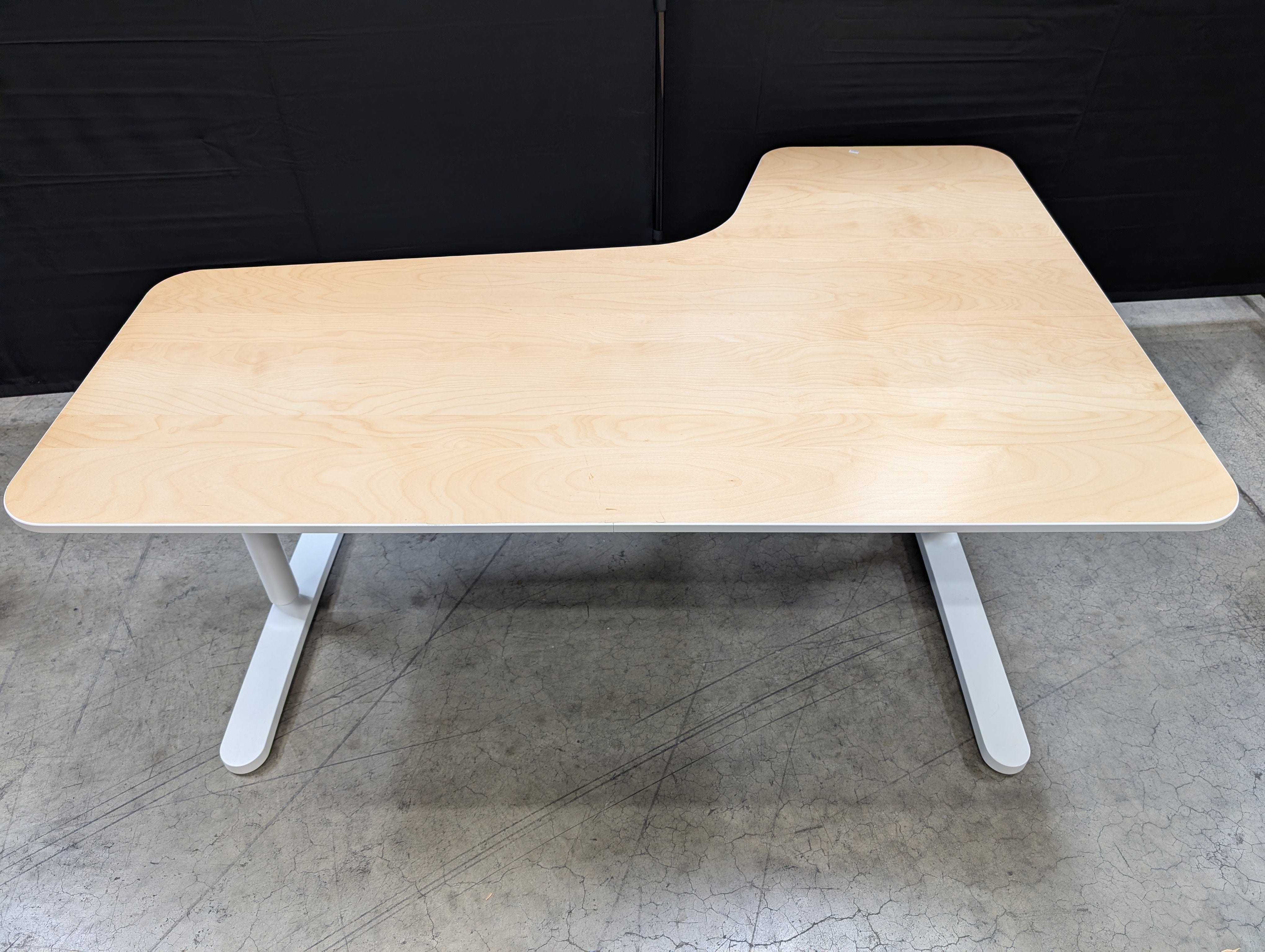 Modern White IKEA Desk