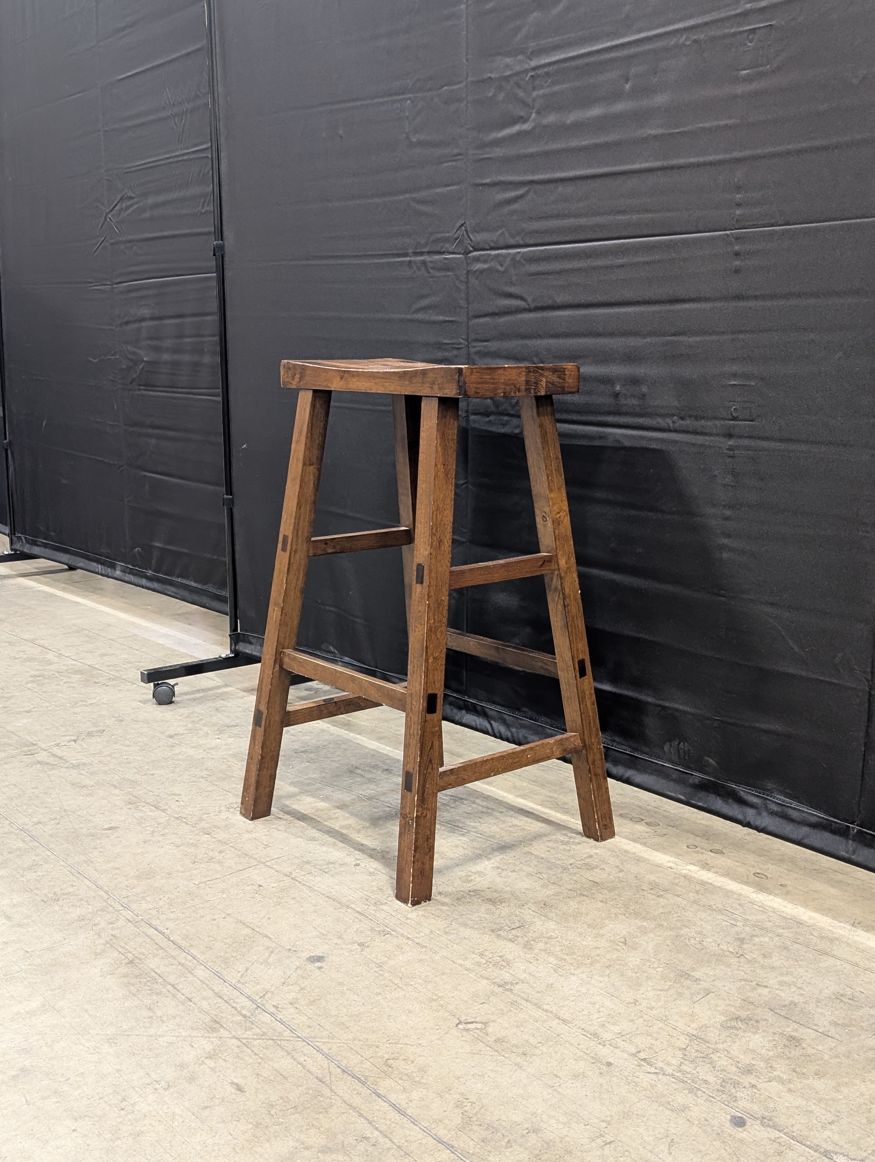 Rustic Solid Wood Linens and things Counter Stool