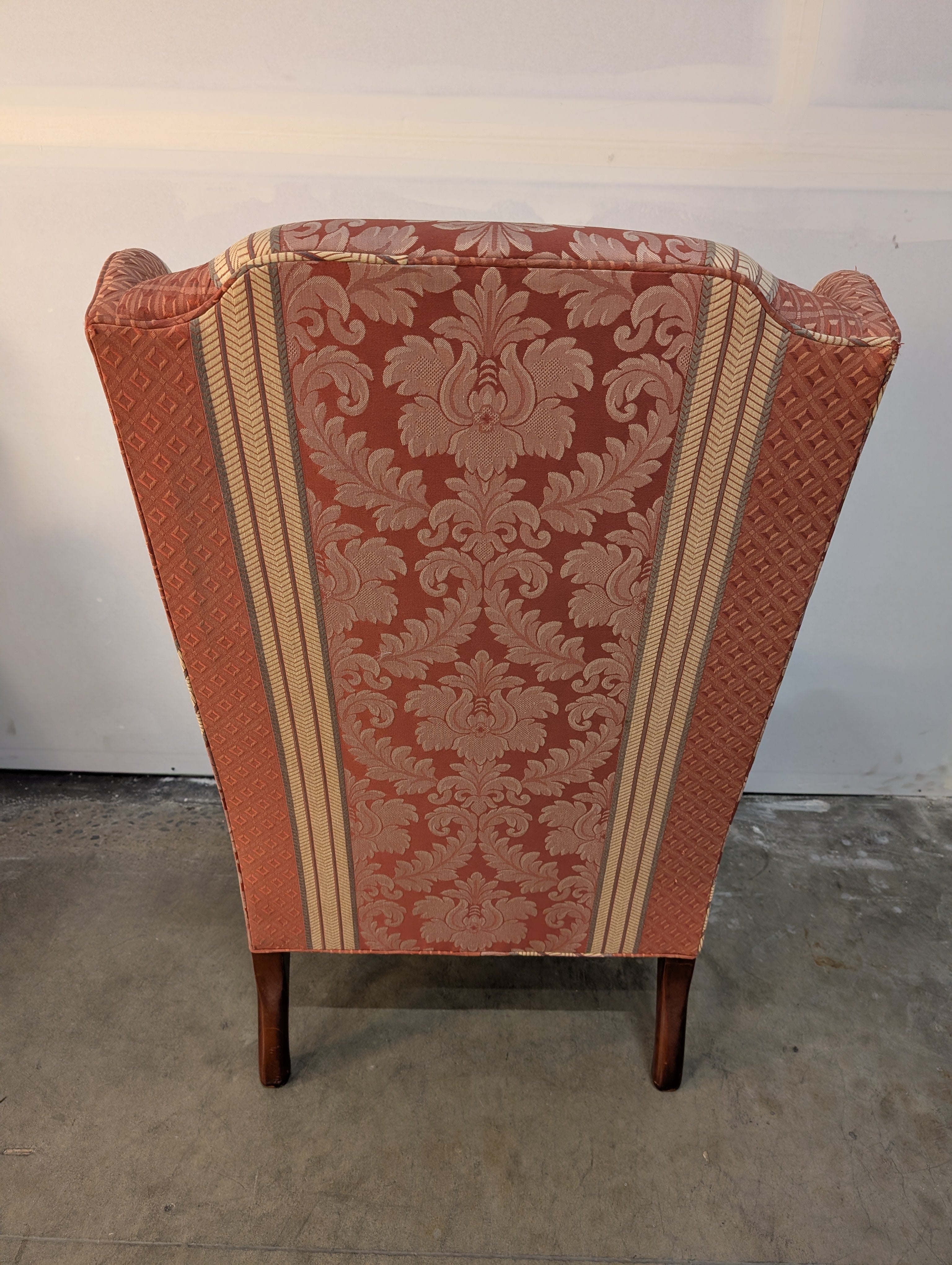 Red Wingback Thomasville Armchair