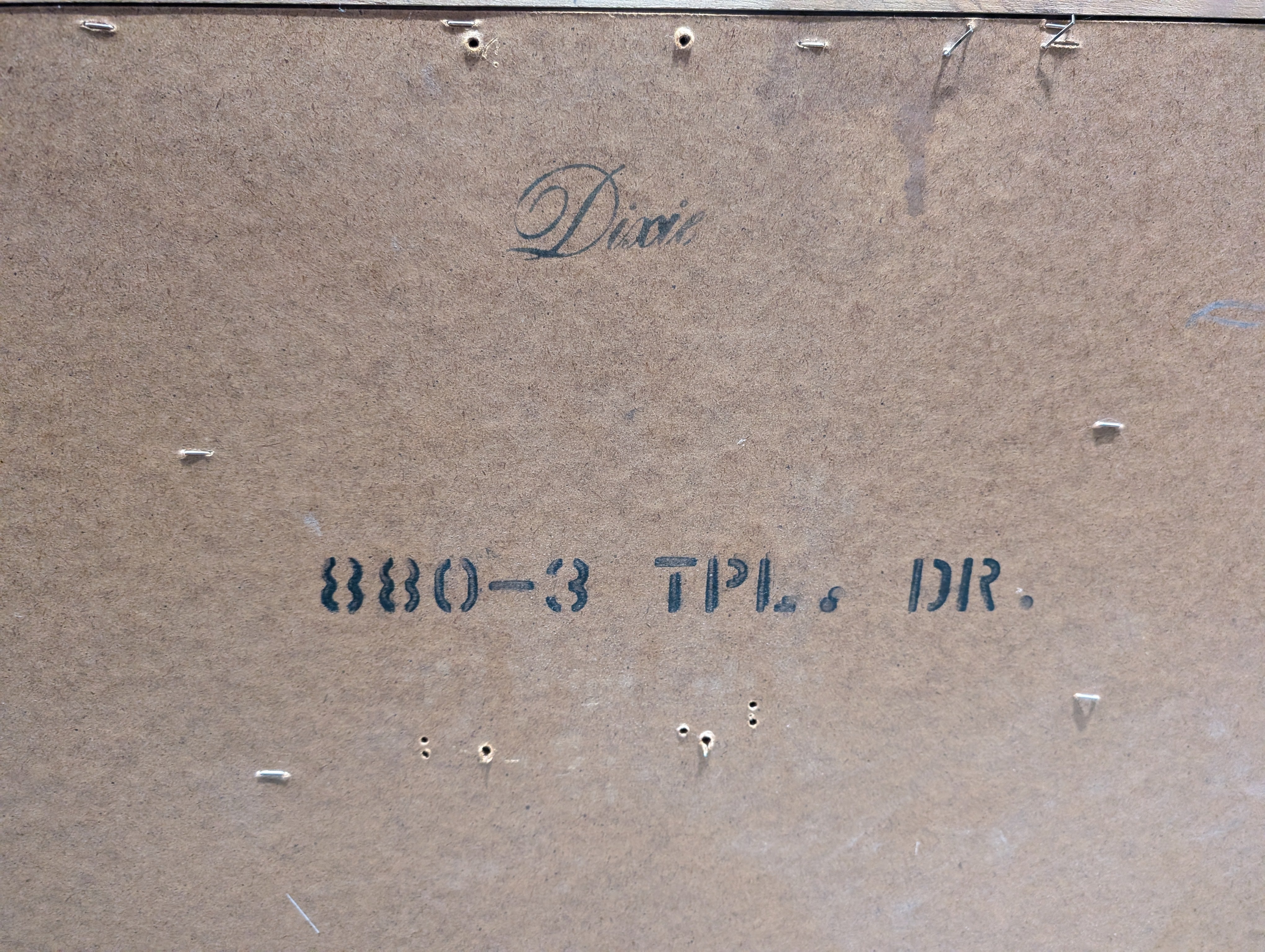 Vintage French Provincial Nine-Drawer Wood Dresser