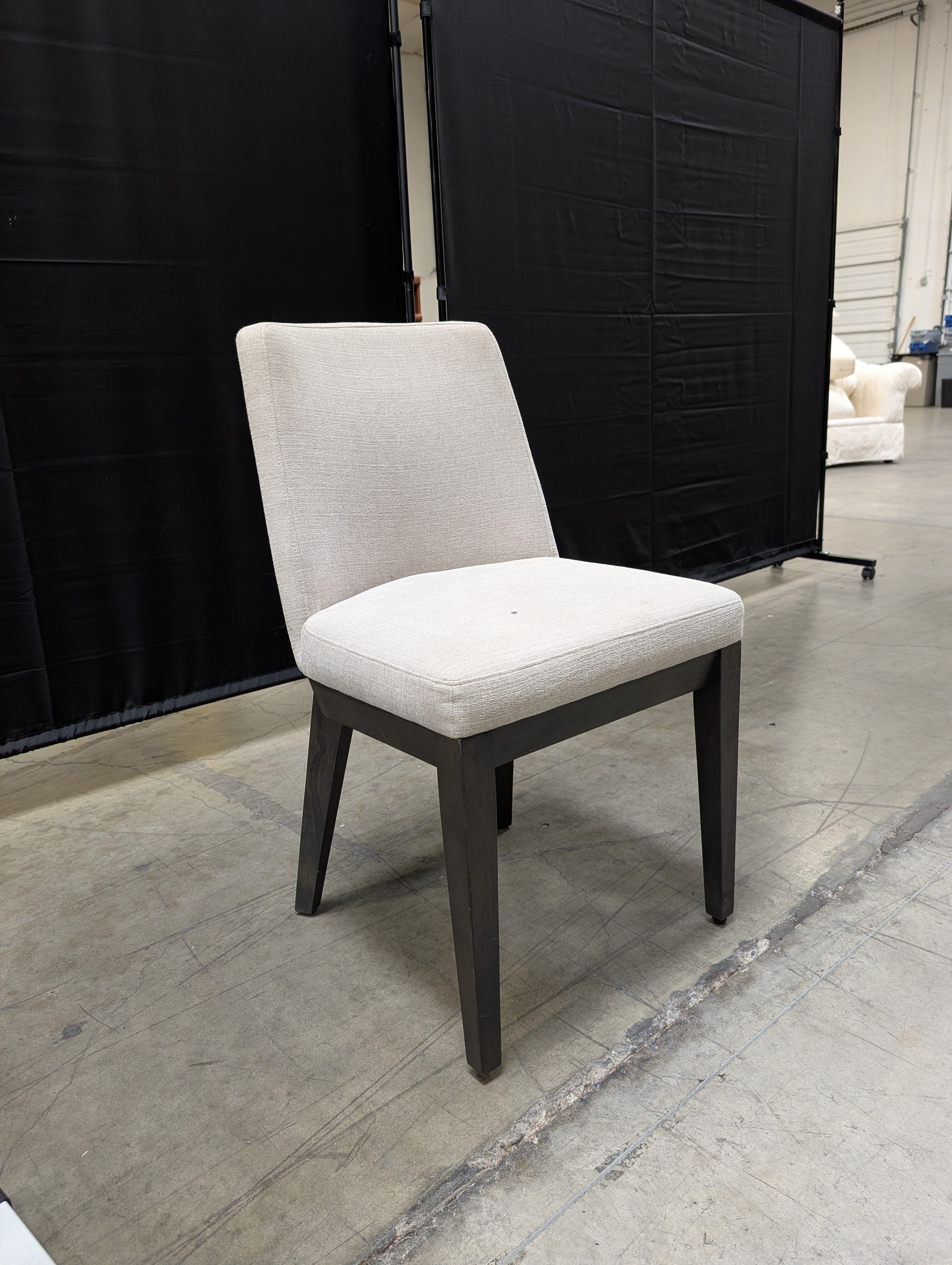 Pike and Main Designs Greige Upholstered Dining Chair
