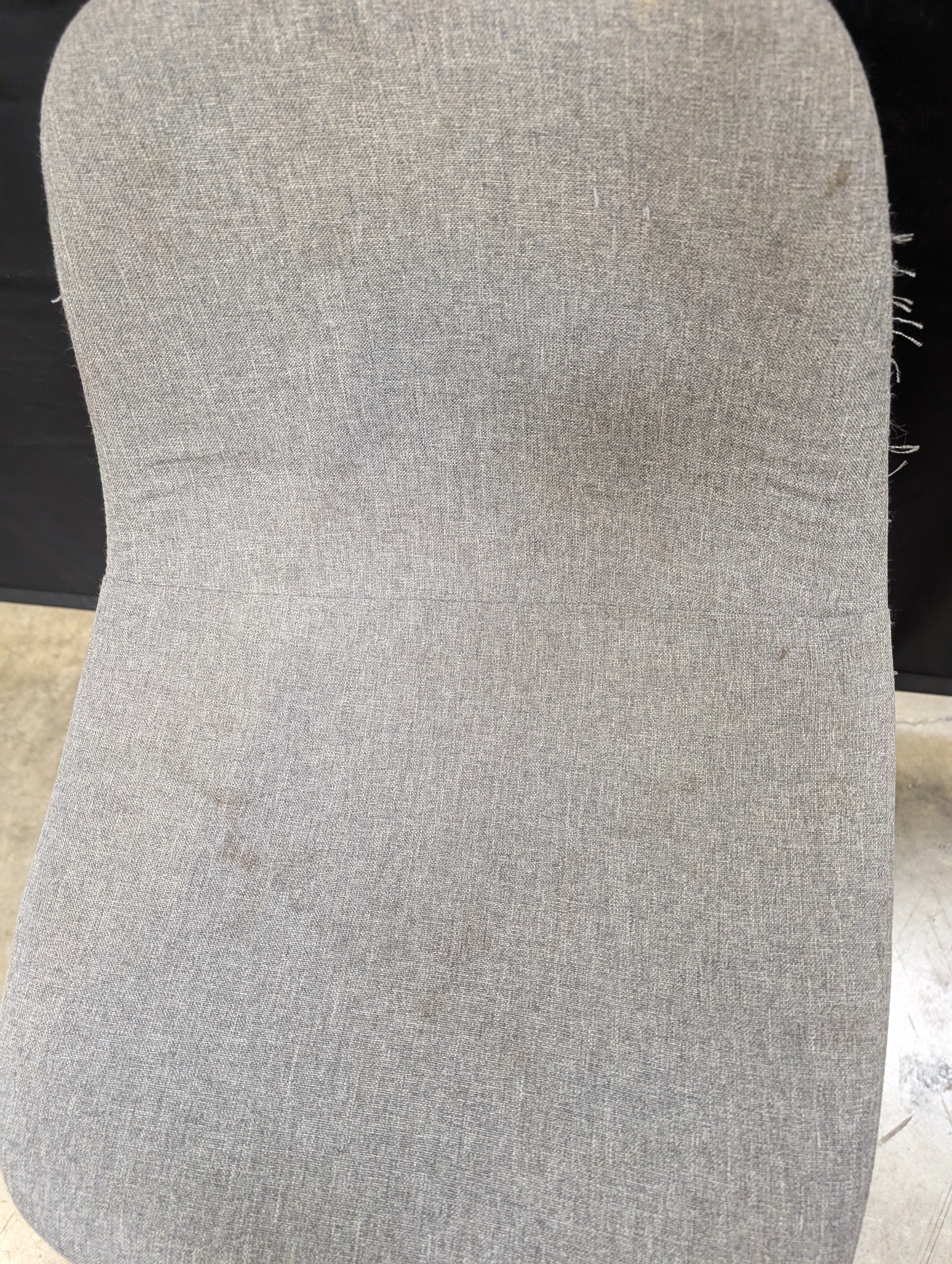 Grey Fabric Counter Stool