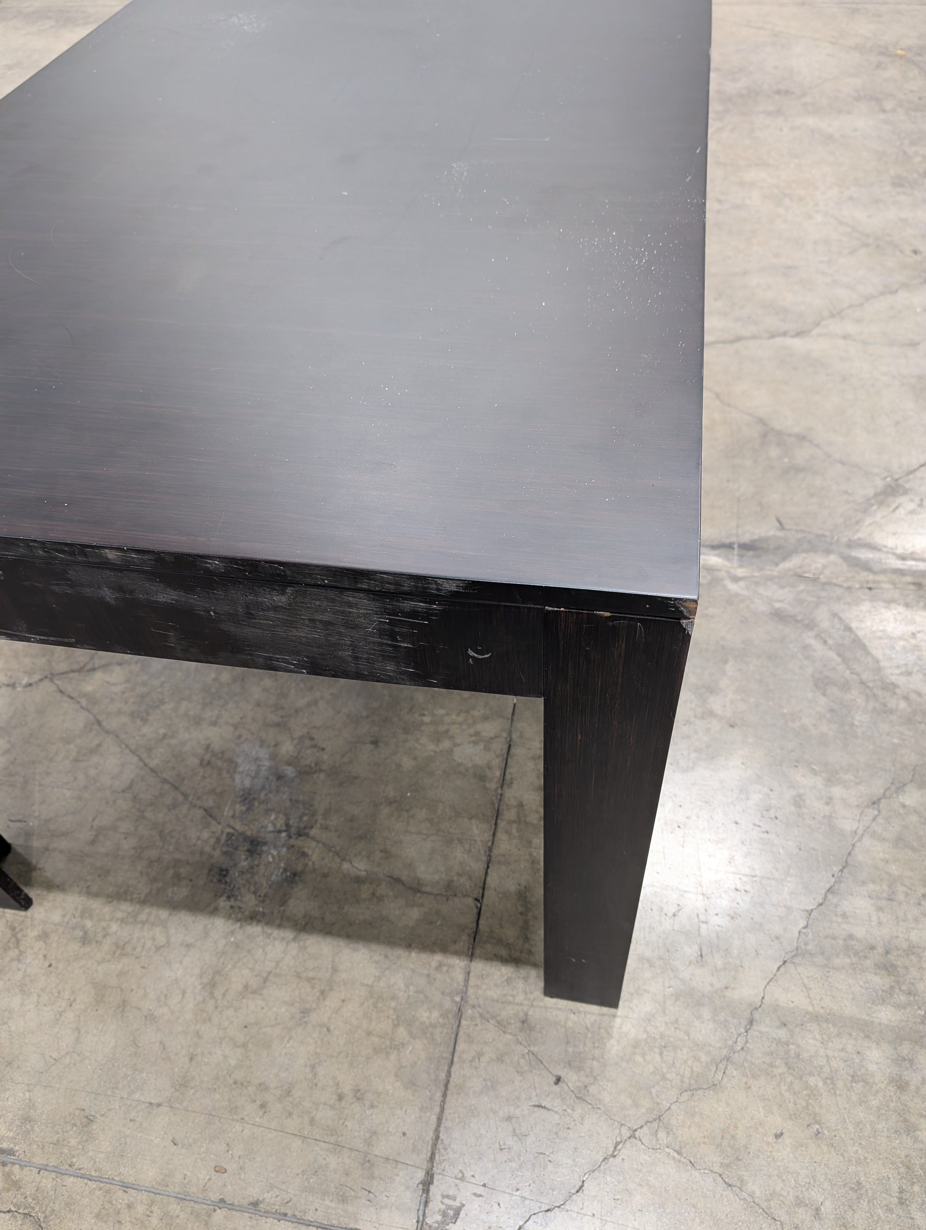 Modern Dark Grey Rectangular Table