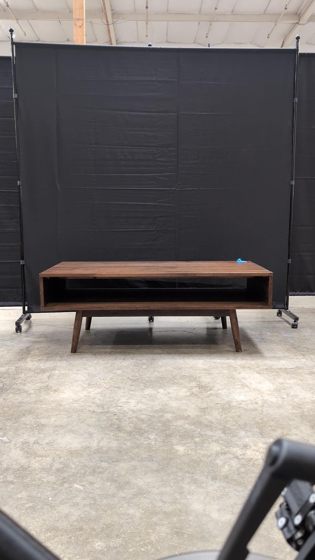 Modern Dark Brown Rectangular Coffee Table
