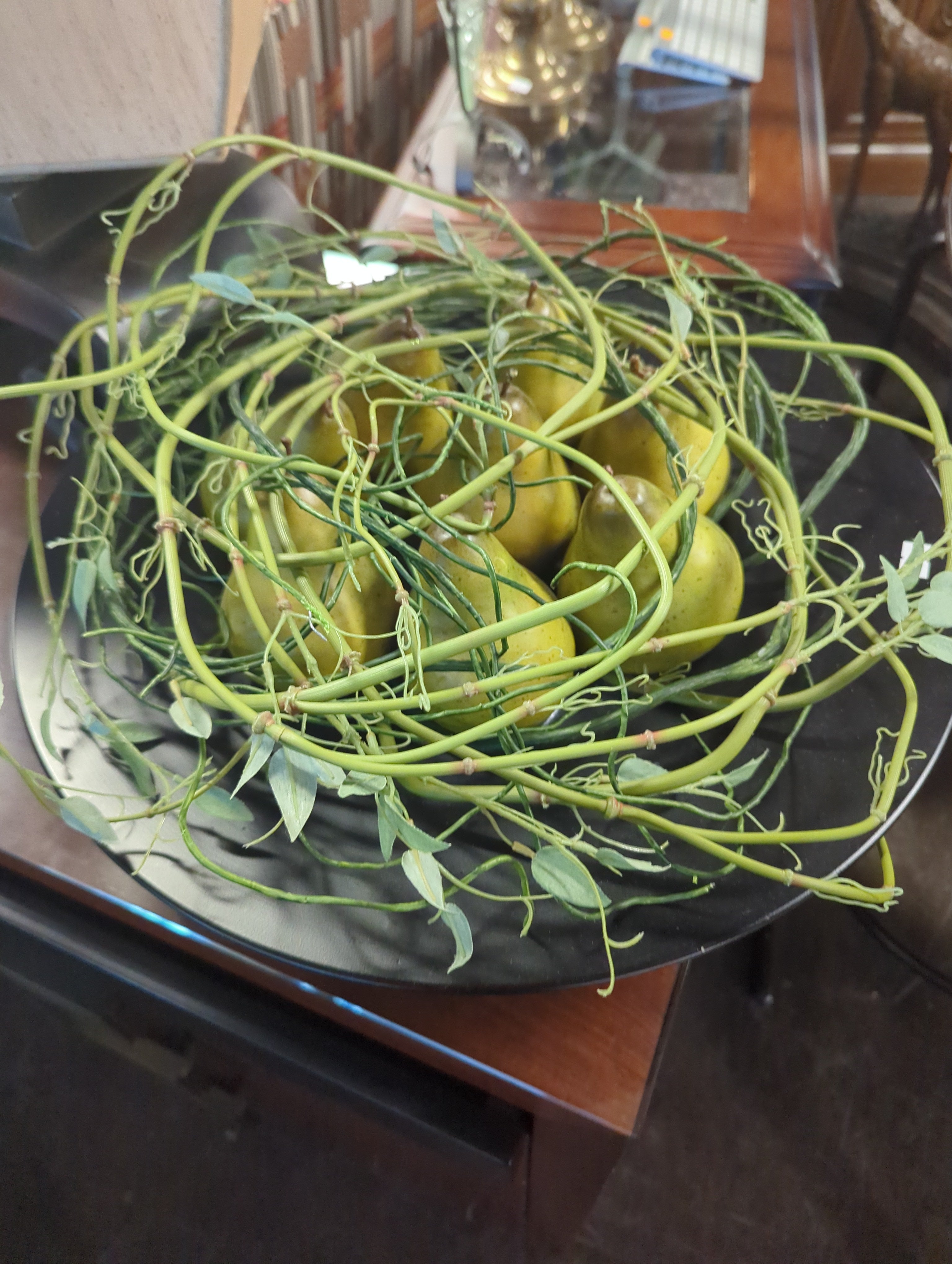 Pears in Bowl Table Decor