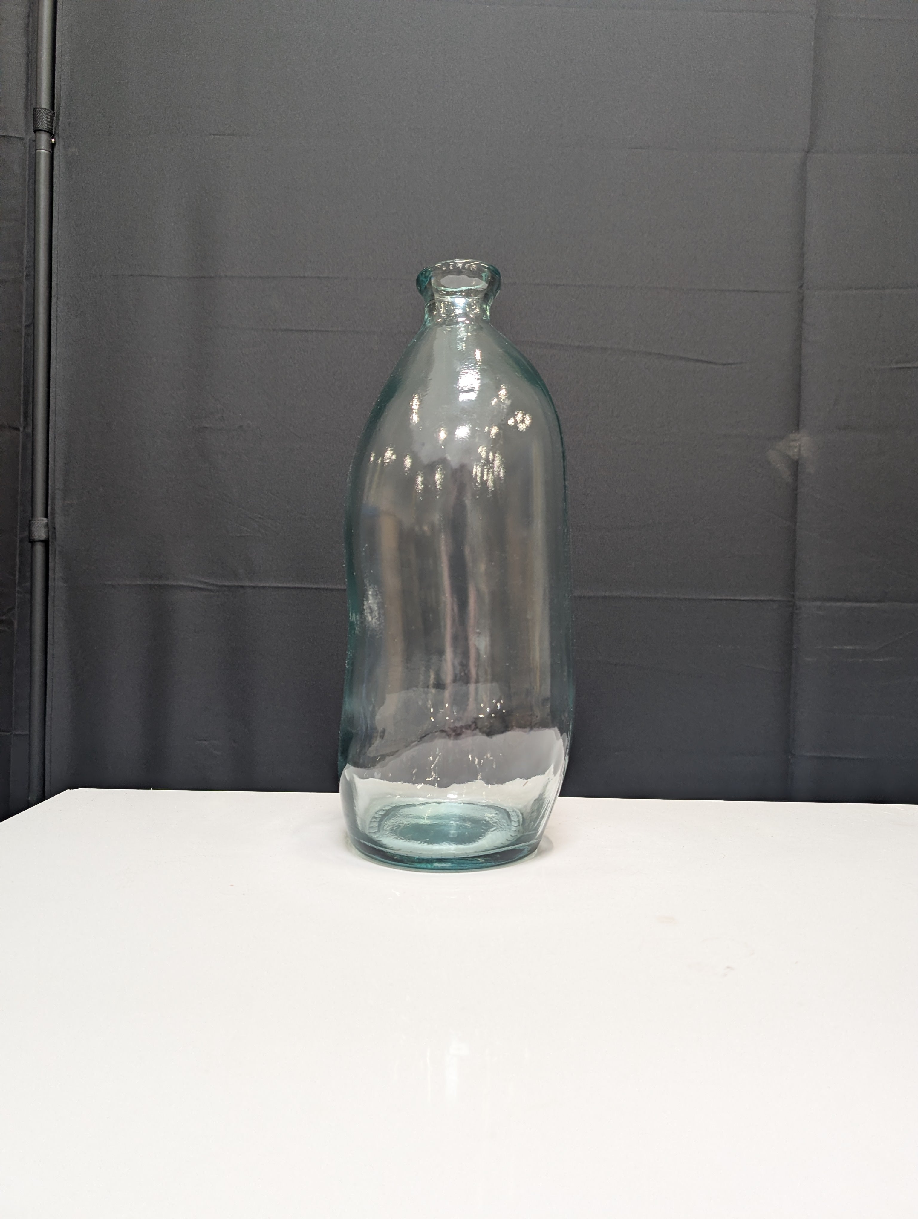 Rustic Tinted Glass Bottle Vase