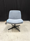 Henglin Home Furnishings Co., Ltd Grey Fabric Swivel Desk Chair