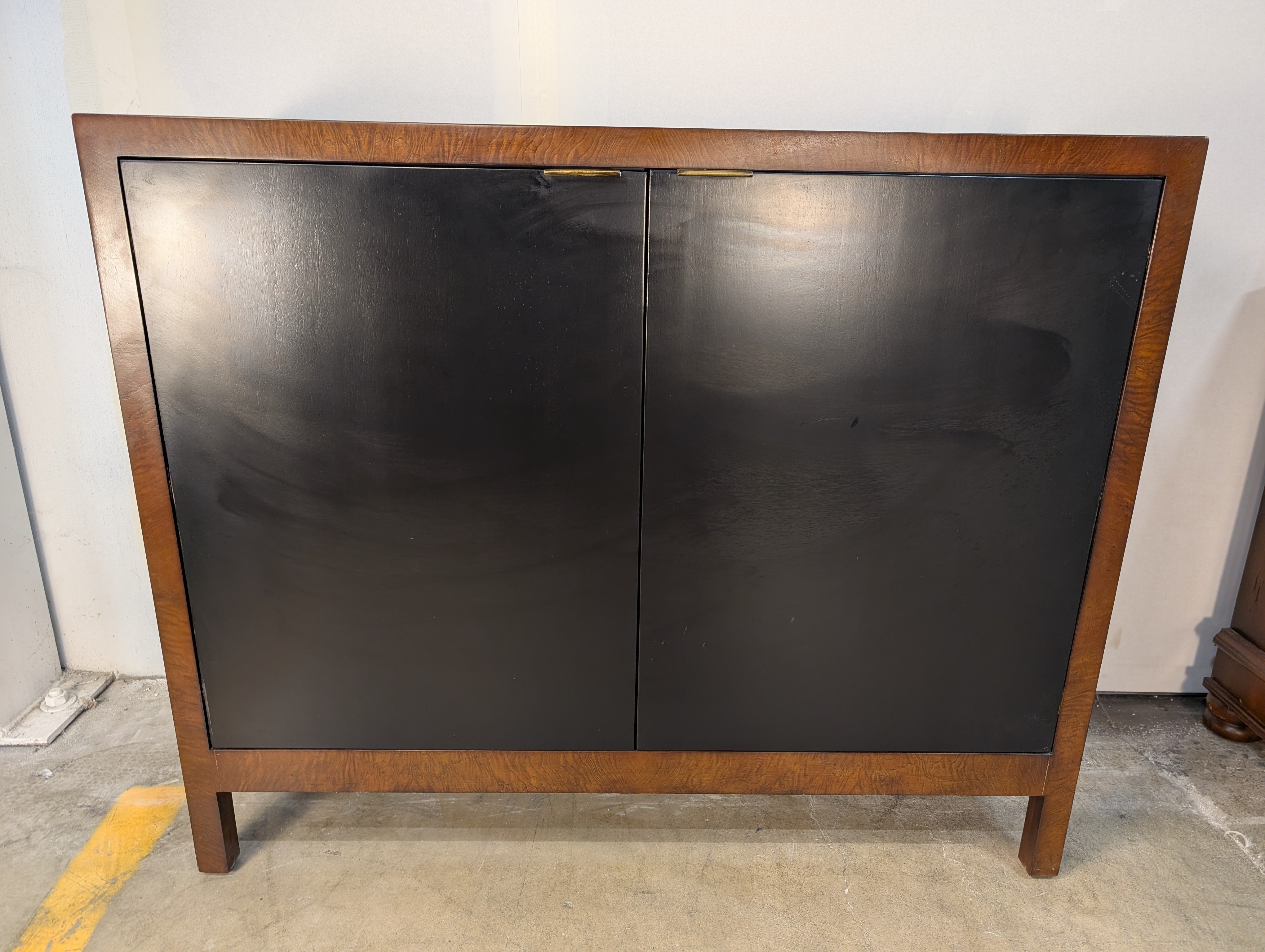 Contemporary Ballard Designs Two-Door Wood Storage Cabinet