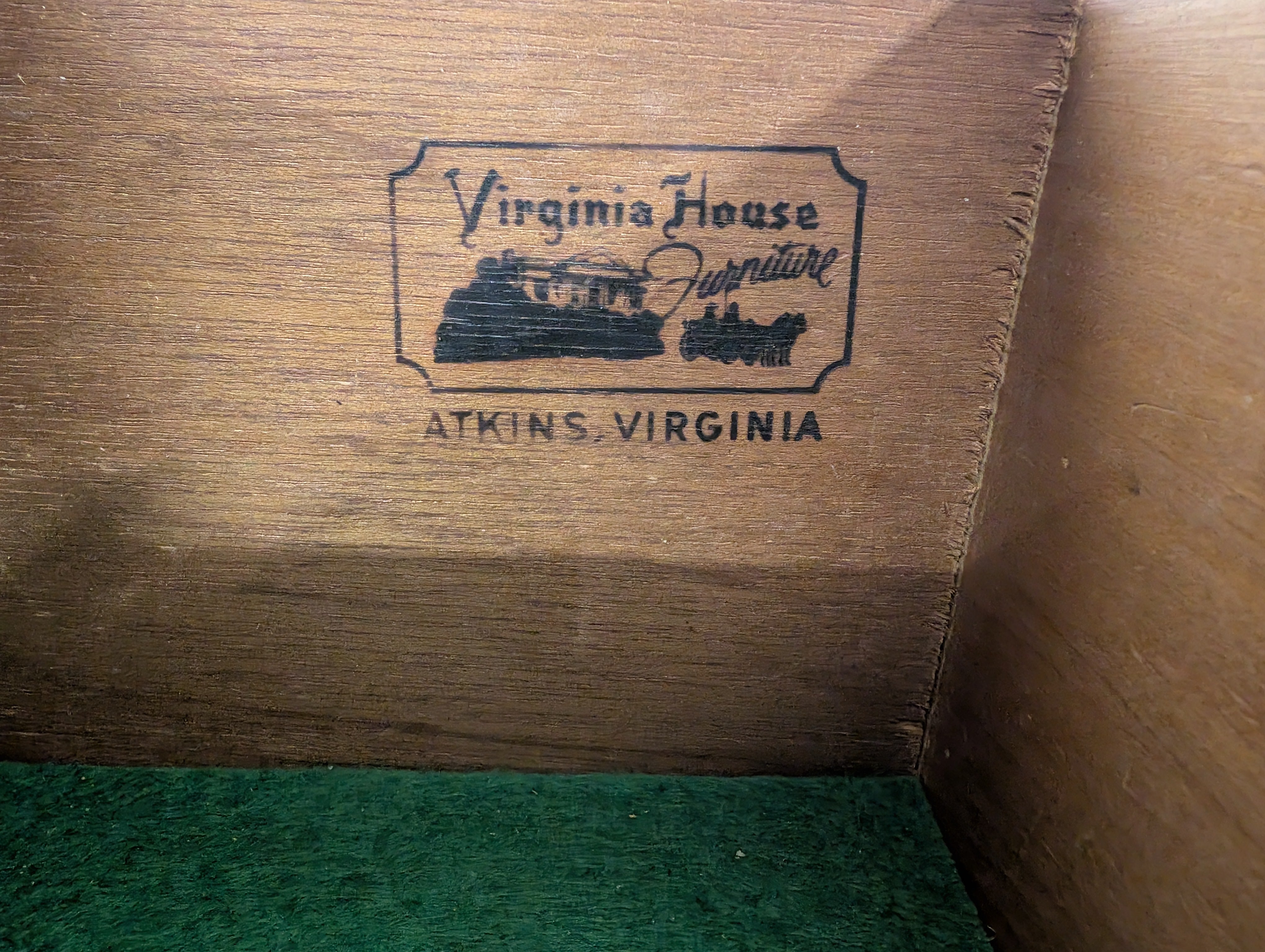 Virginia House Wood Display Hutch Cabinet