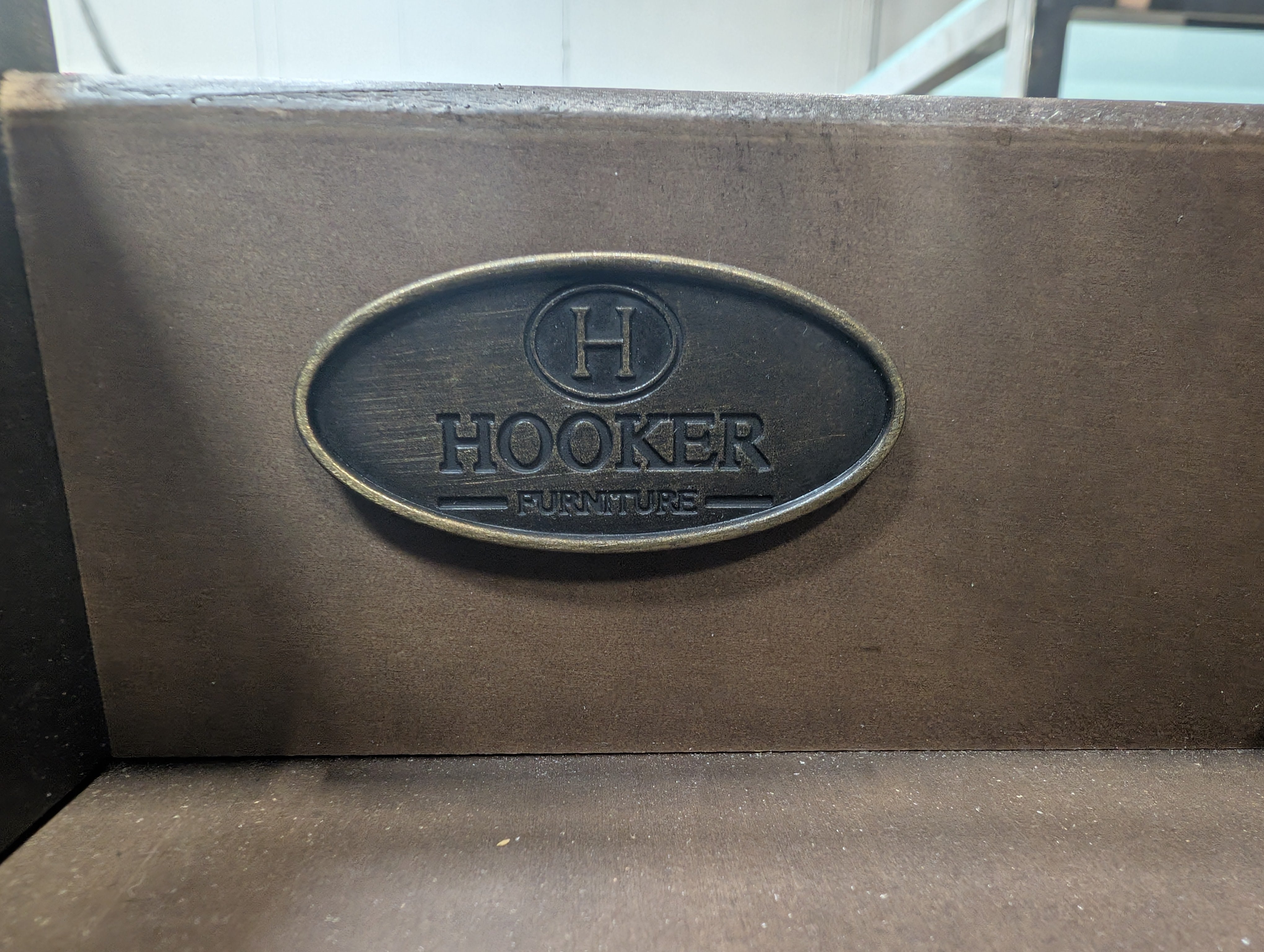 Hooker Furniture Light Wood Square Coffee Table with Drawers