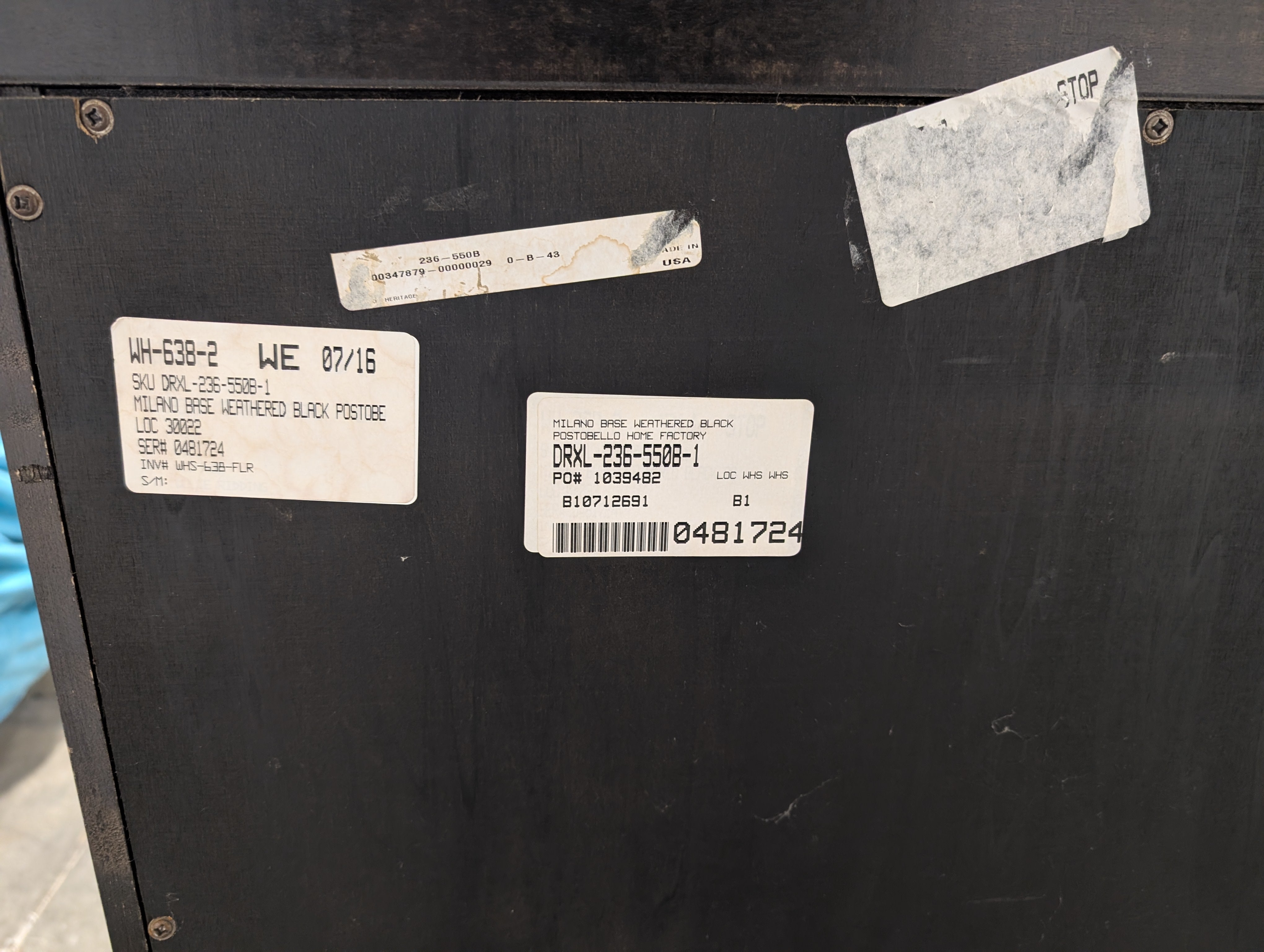 Versatile Dark Wood Drexel Storage Cabinet with Double Doors