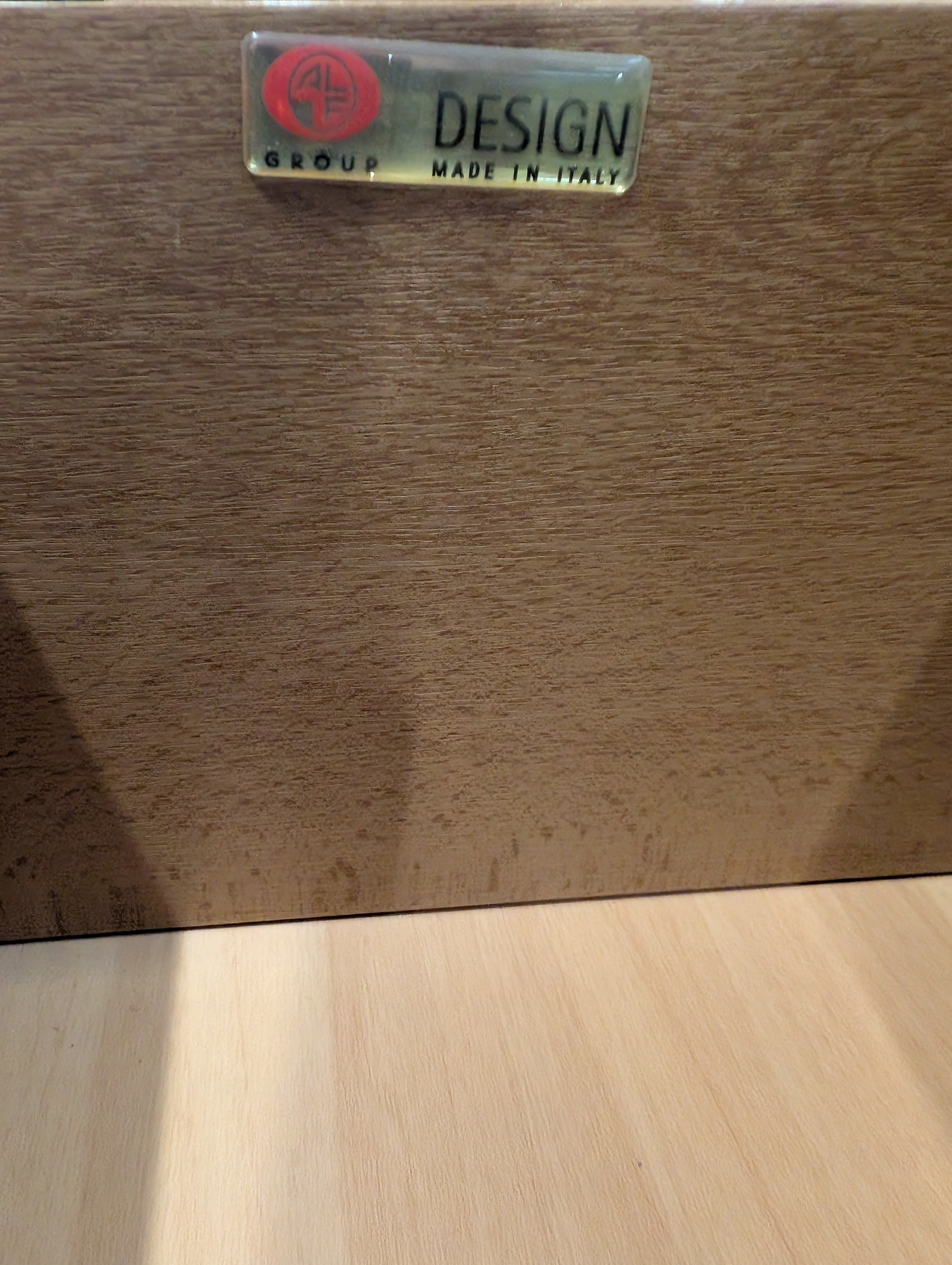 Modern Light Wood Two-Drawer Nightstand