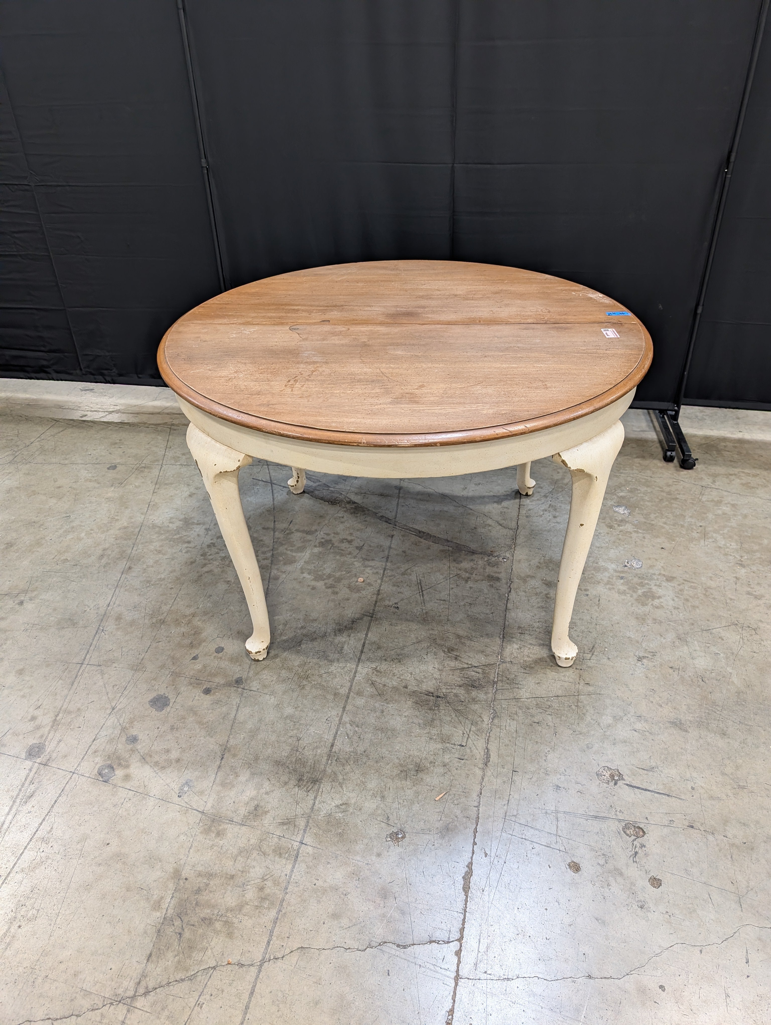 Versatile Round Wood Drop Leaf Dining Table