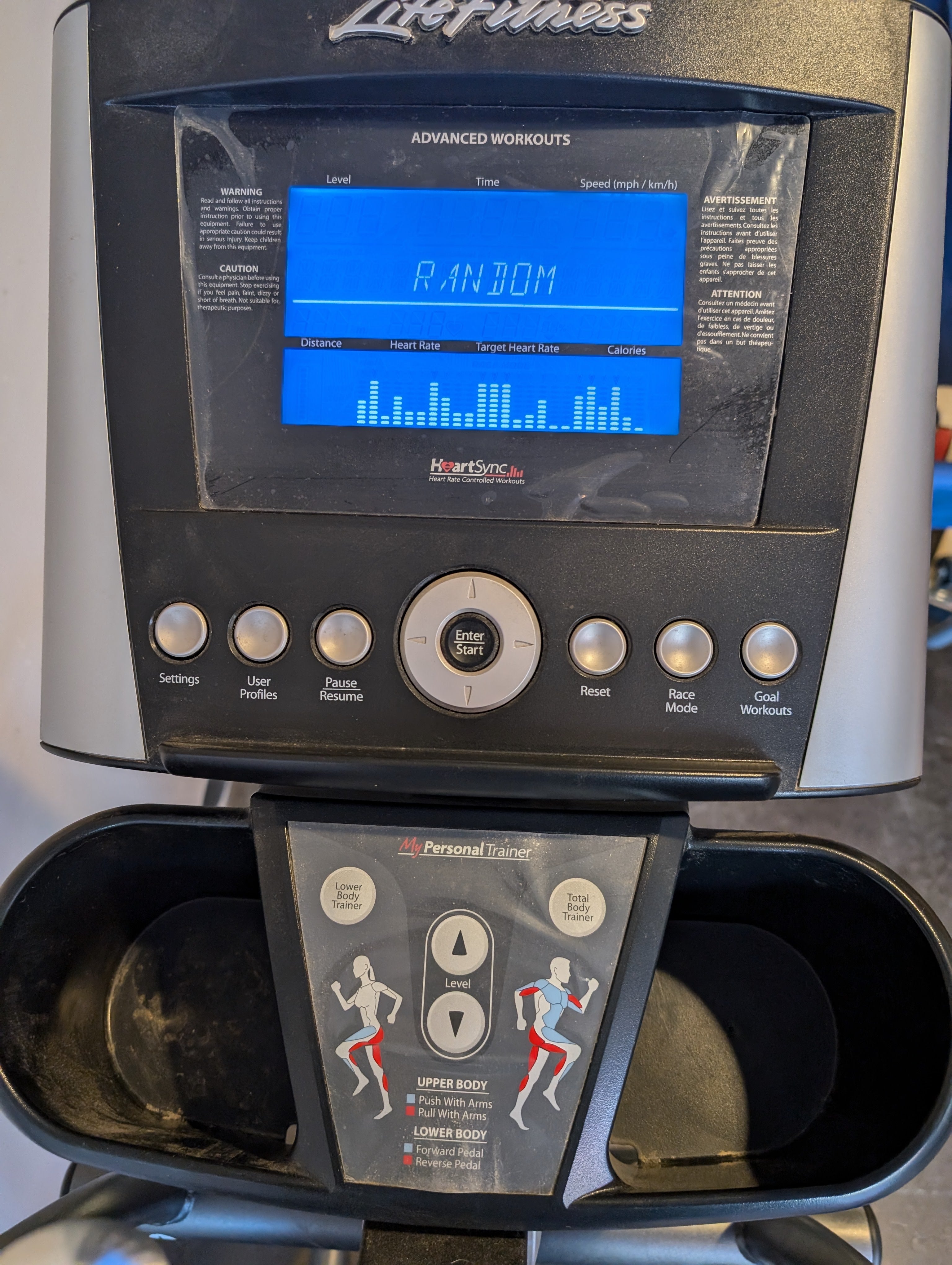 Life Fitness Advanced Home Elliptical Trainer