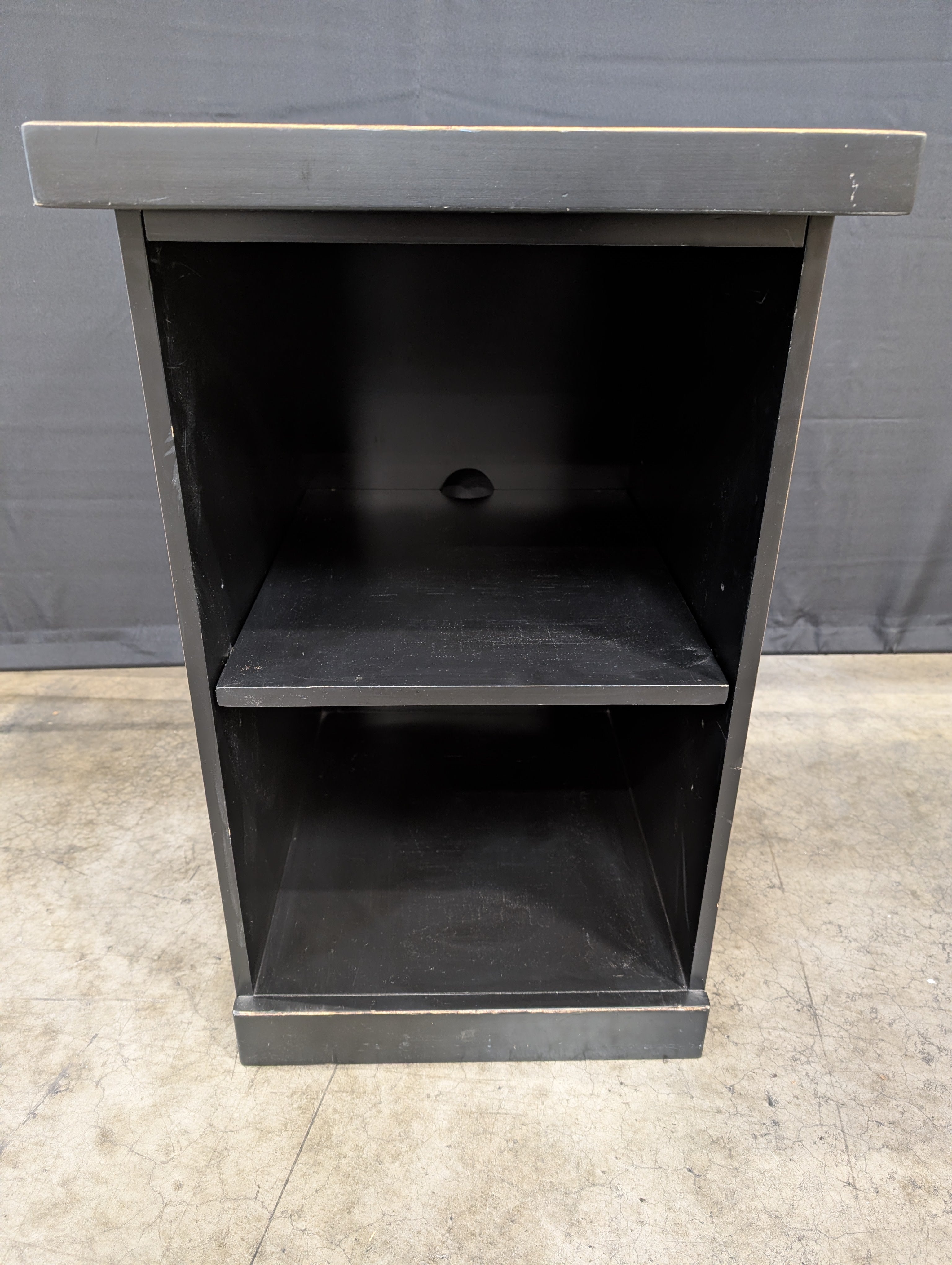 BALLARD DESIGNS Black Nightstand