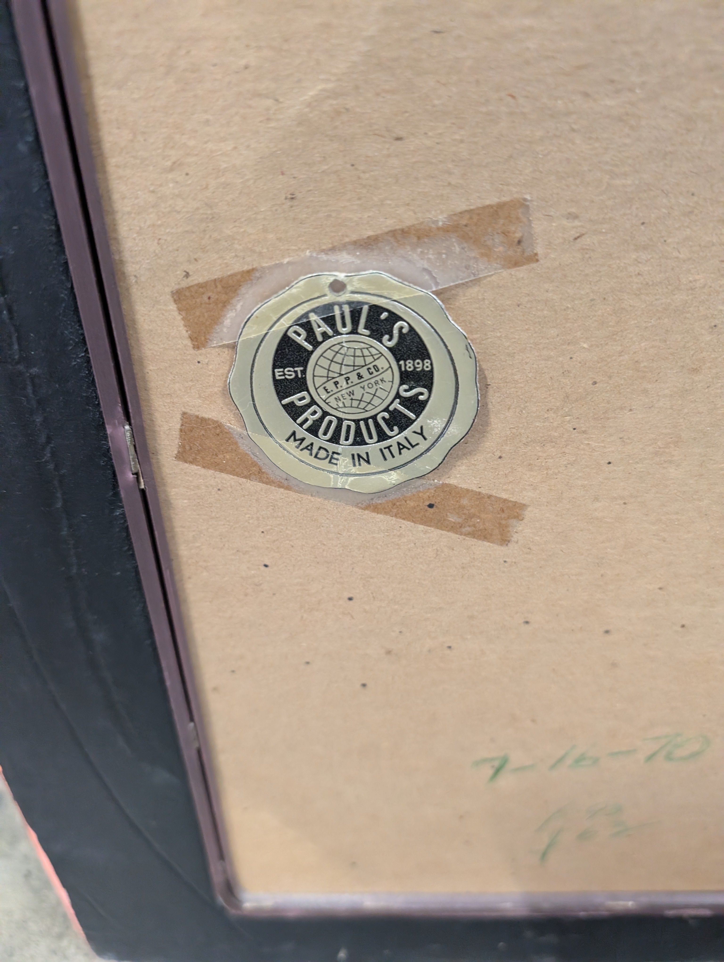 Ornate Fuchsia and Gold Decorative Wall Mirror