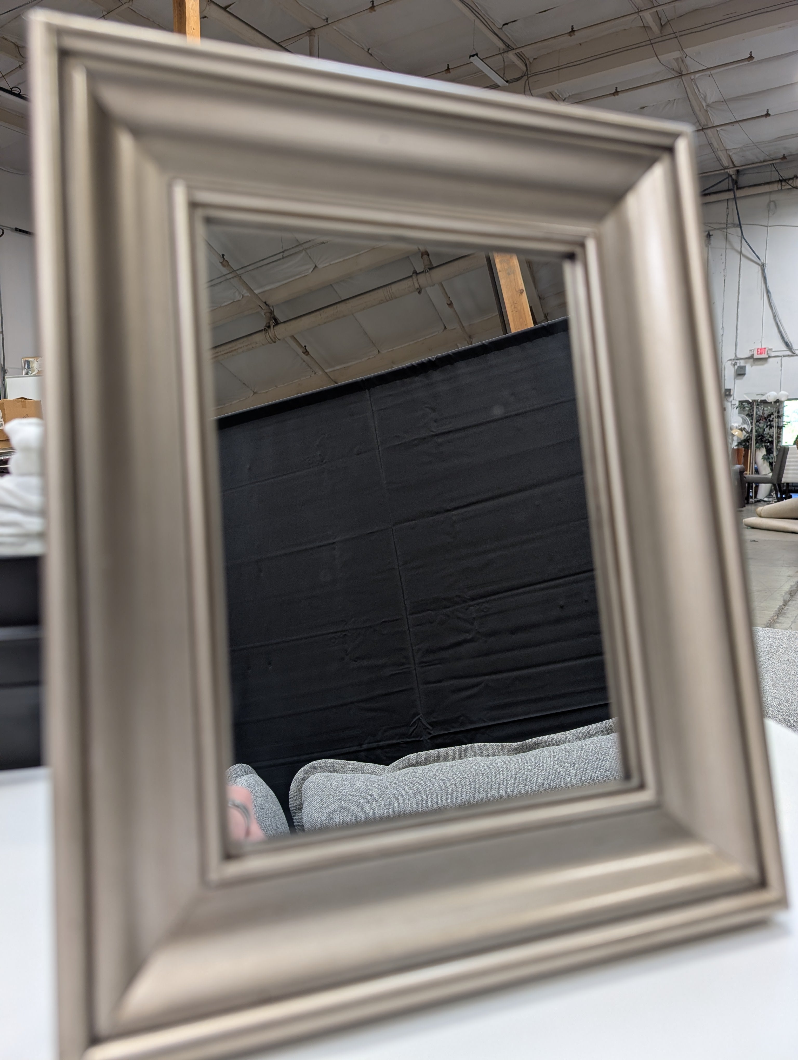 Versatile Rectangular Picture Frame with Stepped Profile