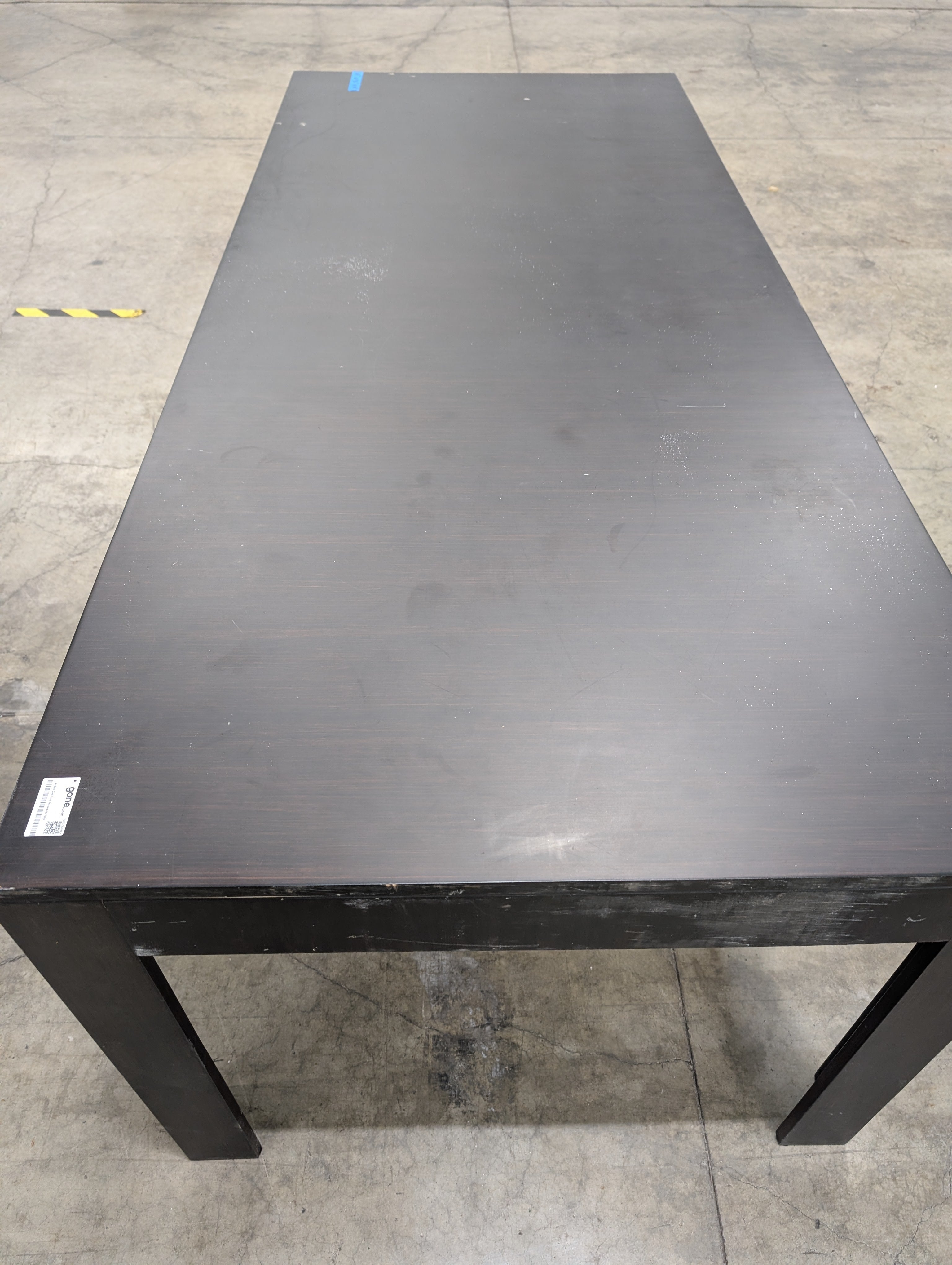Modern Dark Grey Rectangular Table