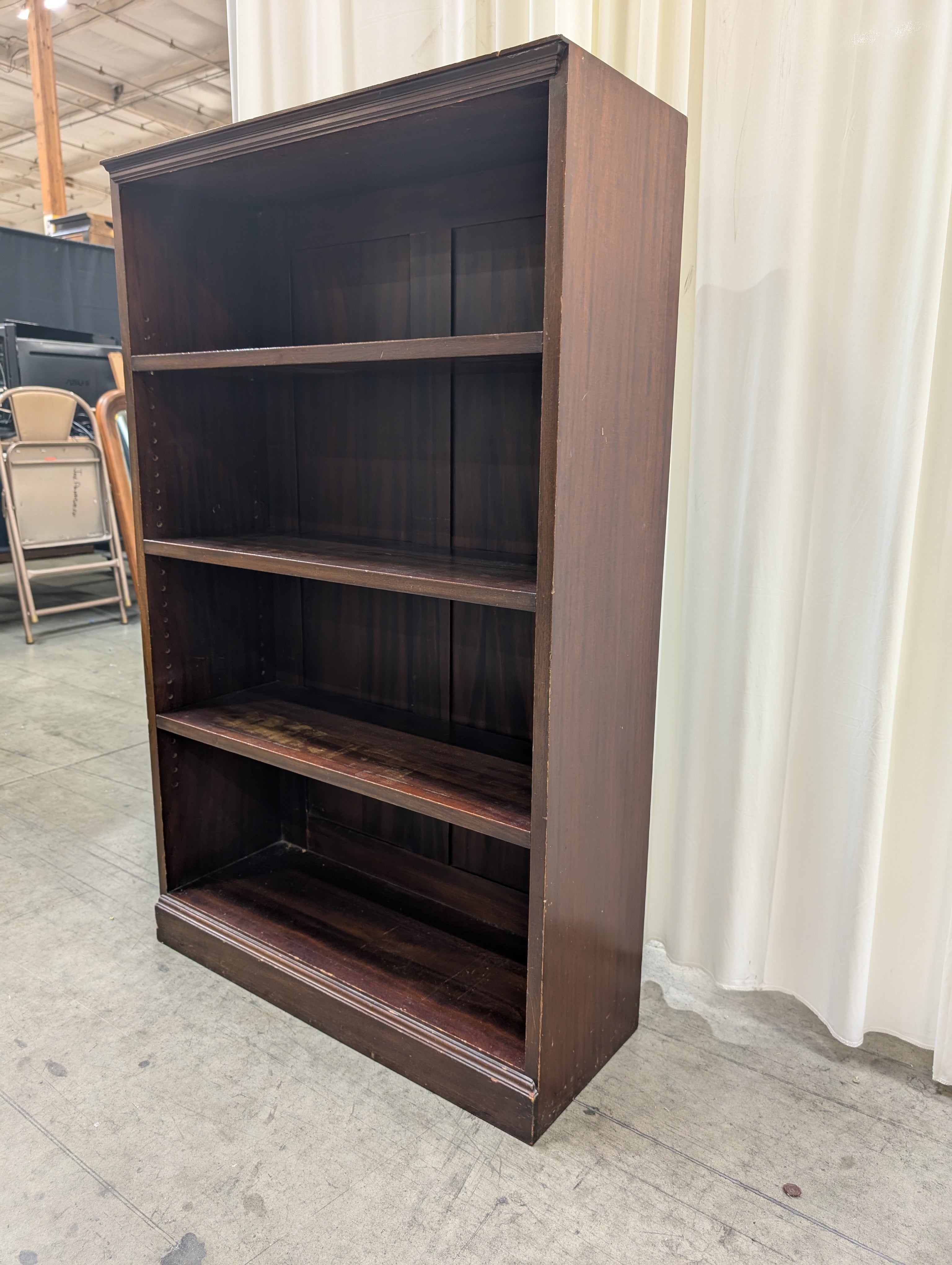 Dark Mahogany Tone Bookcase in Wood