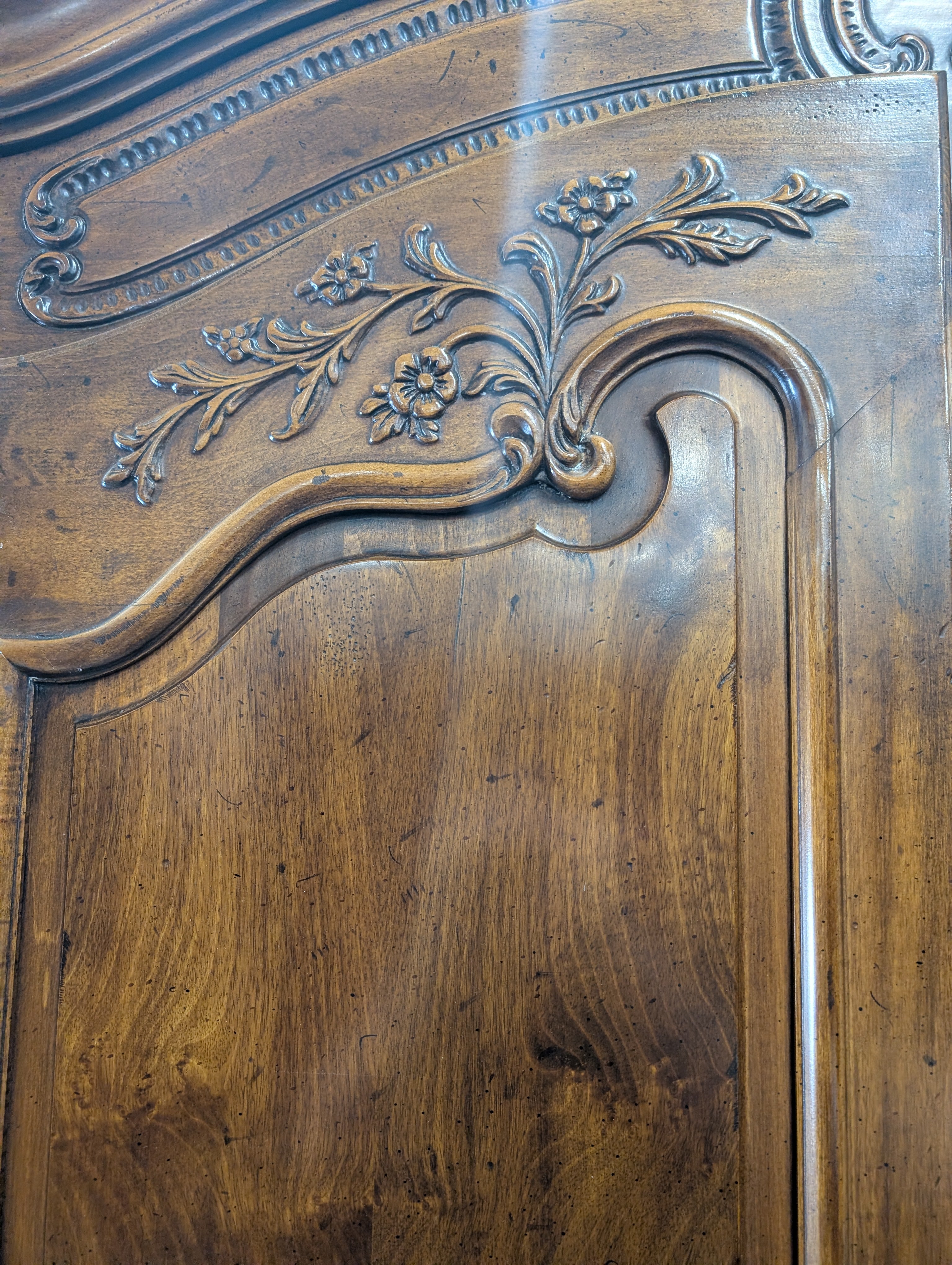 Henredon 2-Door Armoire: Rich Hardwood Wardrobe