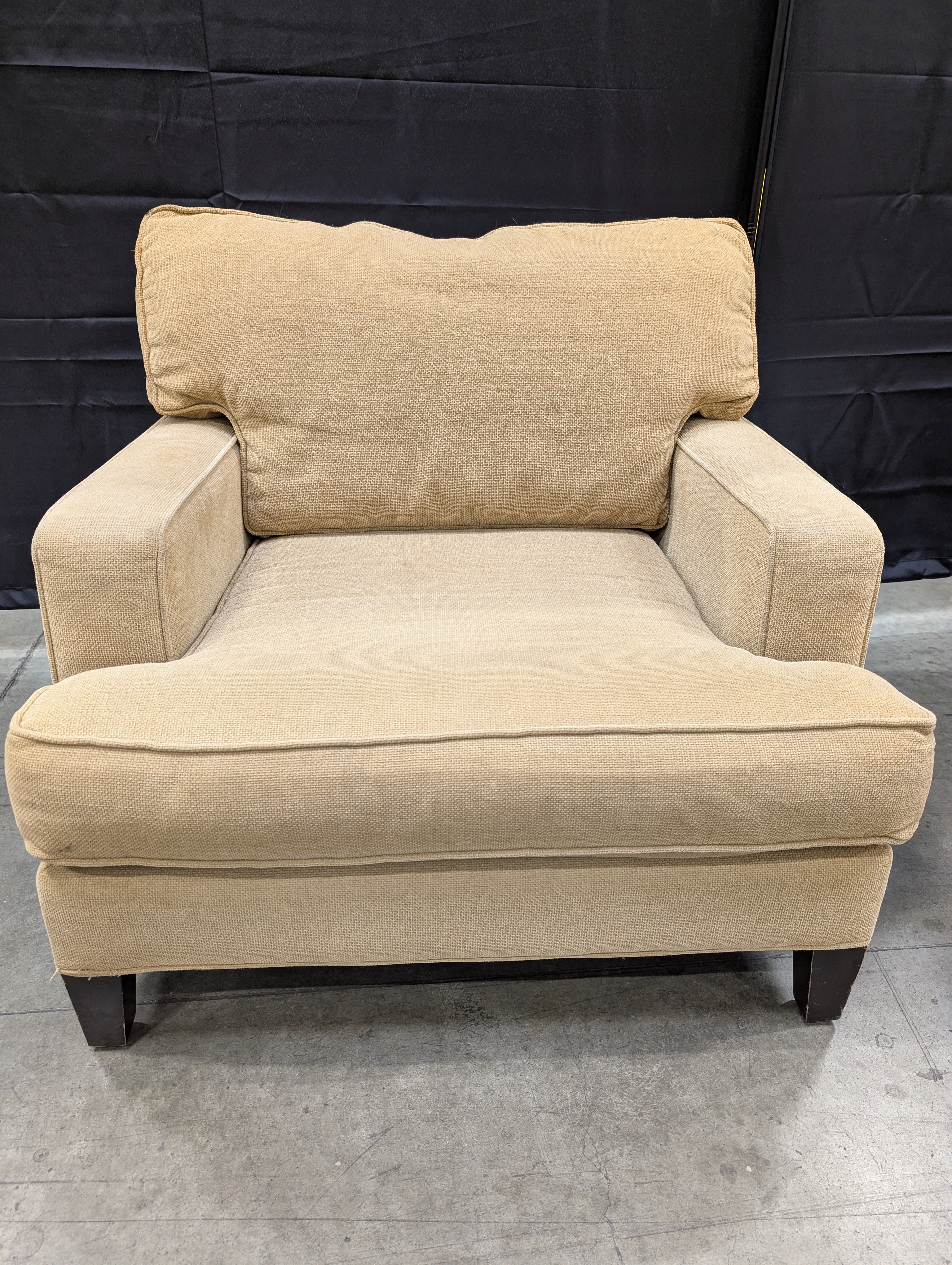 Neutral Tone Upholstered Arm Chair Component