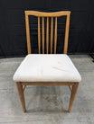 Warehouse sale*** Mid-Century Style Wood Dining Chairs with Upholstered Seats