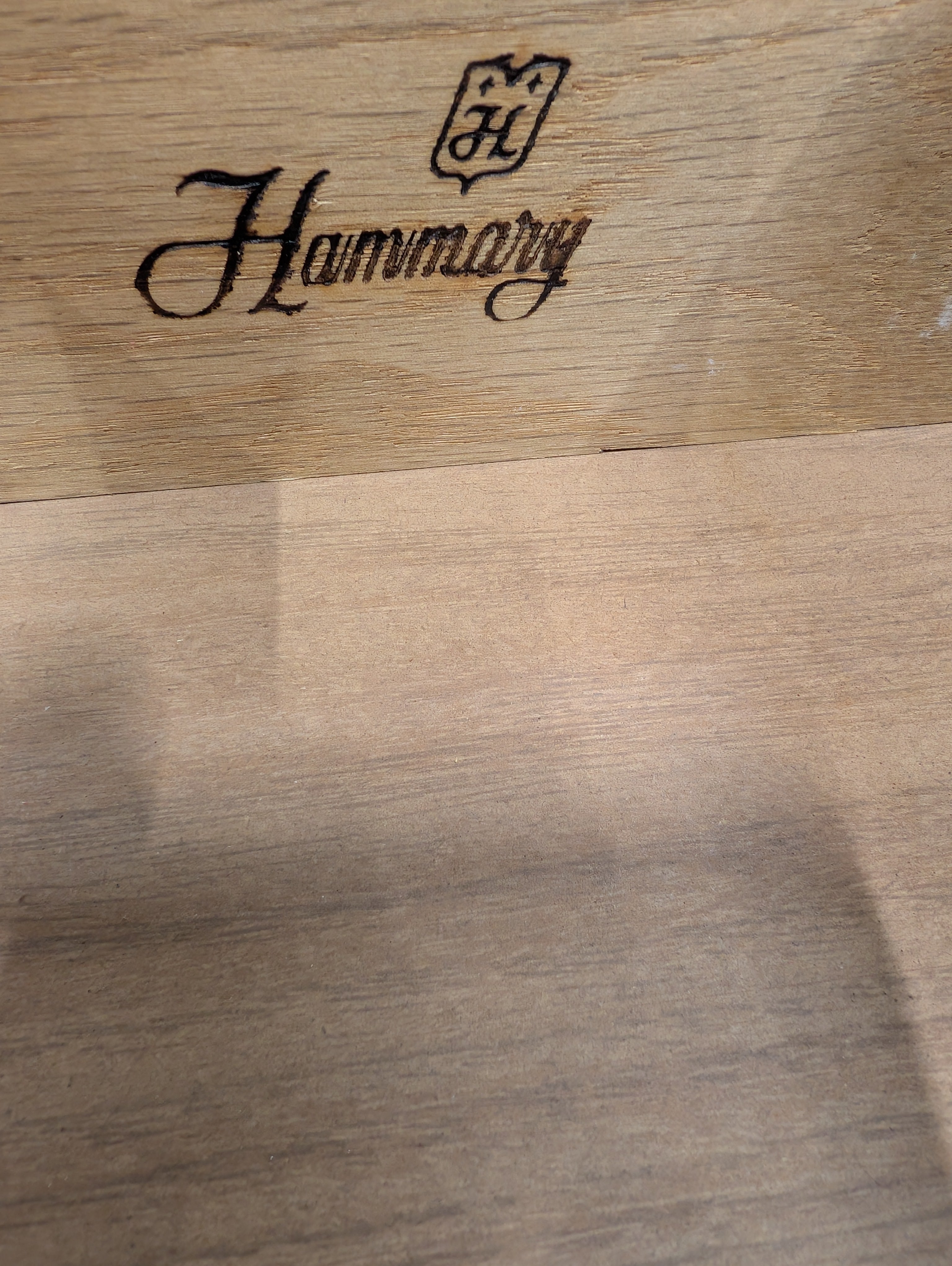Traditional Hammary Square Side Table with Lower Shelf
