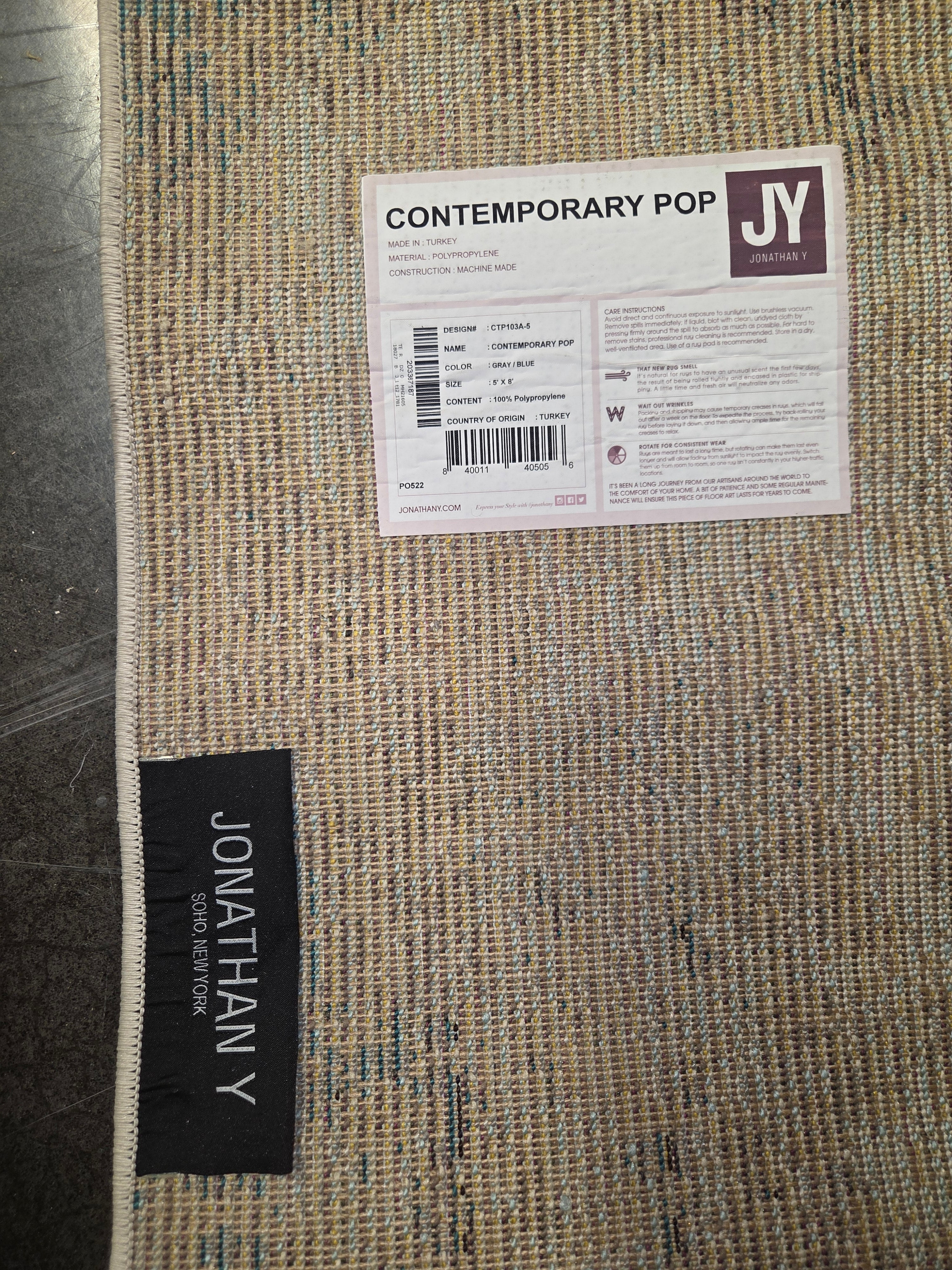 Jonathan Y Contemporary Pop Area Rug (5 x 8)