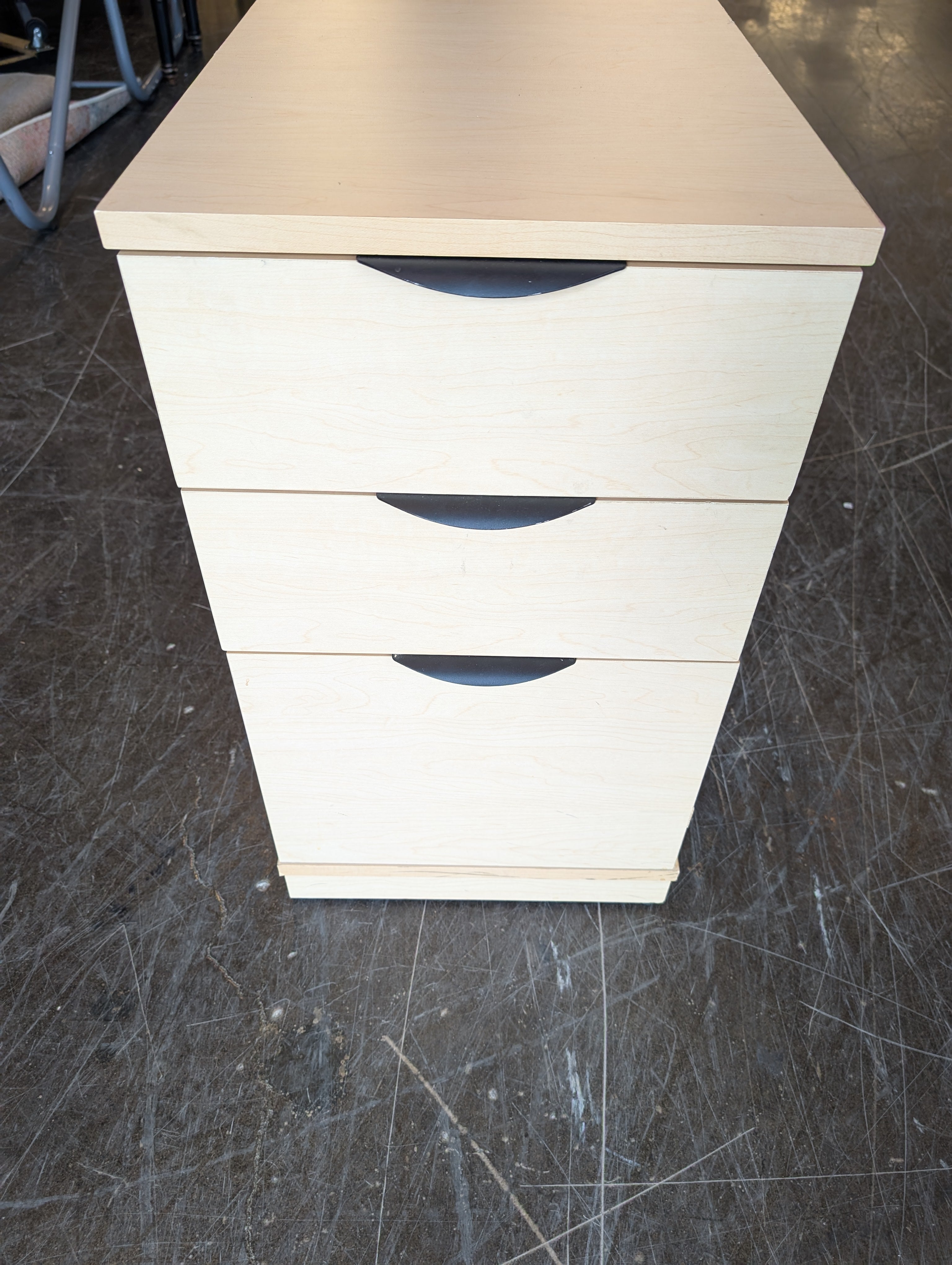 Light Wood Office Storage Drawers