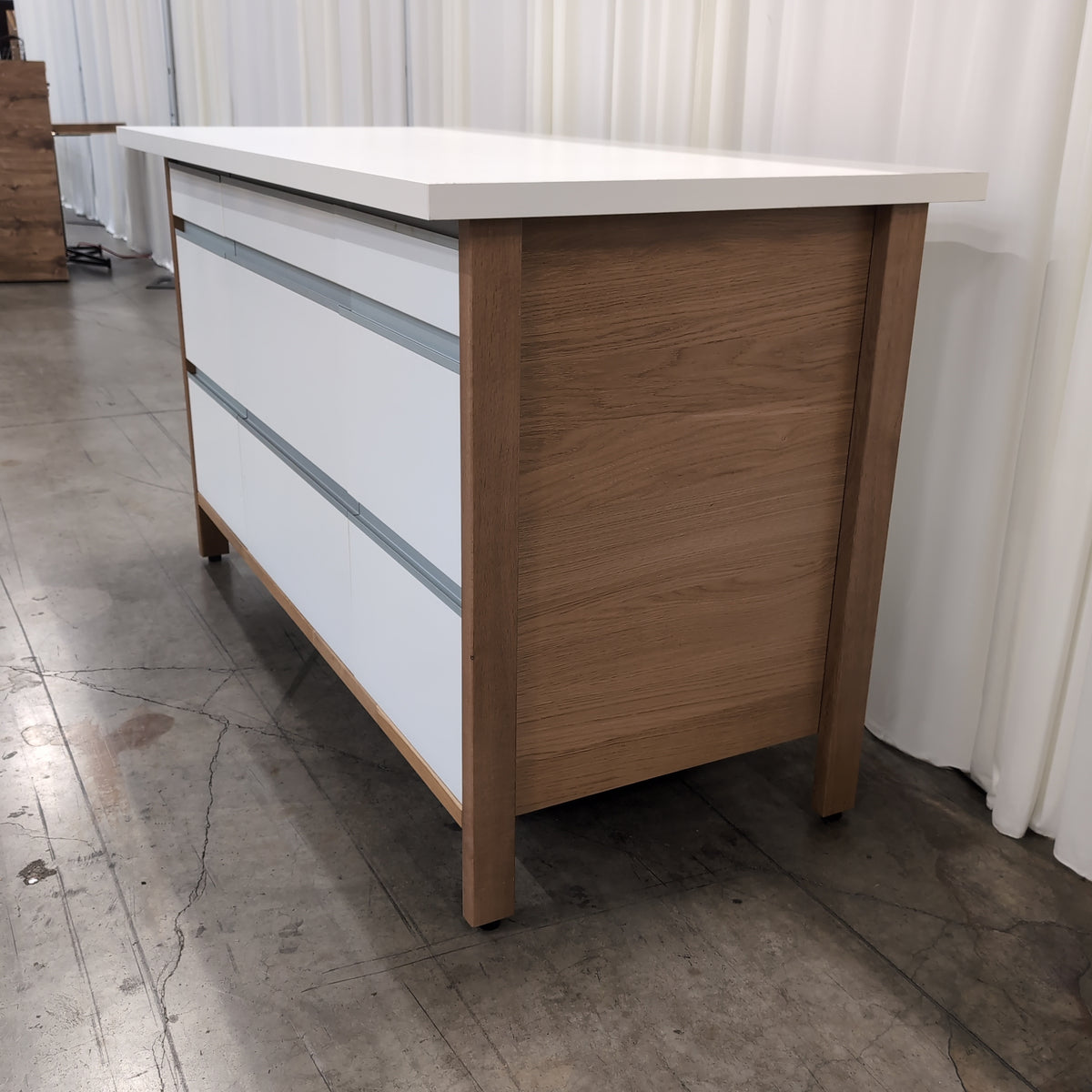Two-Tone Multi-Drawer Dresser