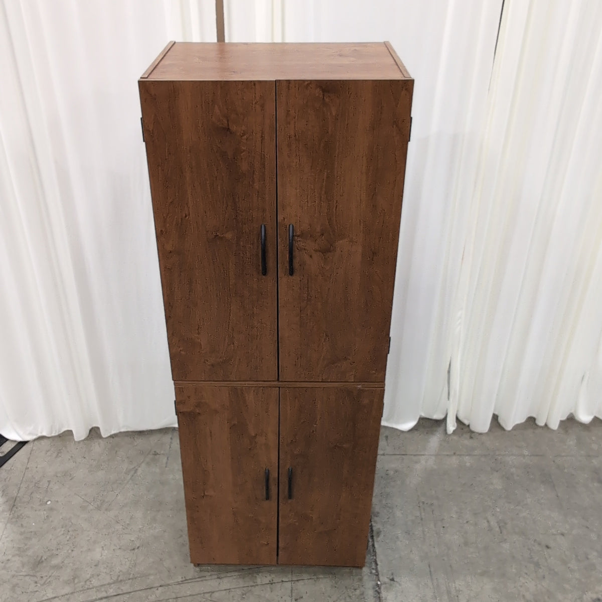 Cherry Tone Four-Door Storage Cabinet