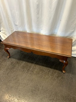 Coffee Table with Glass Overlay