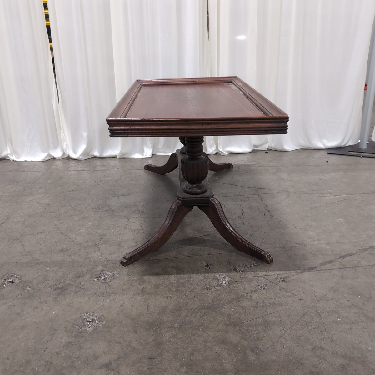 Traditional Dark Wood Console Table