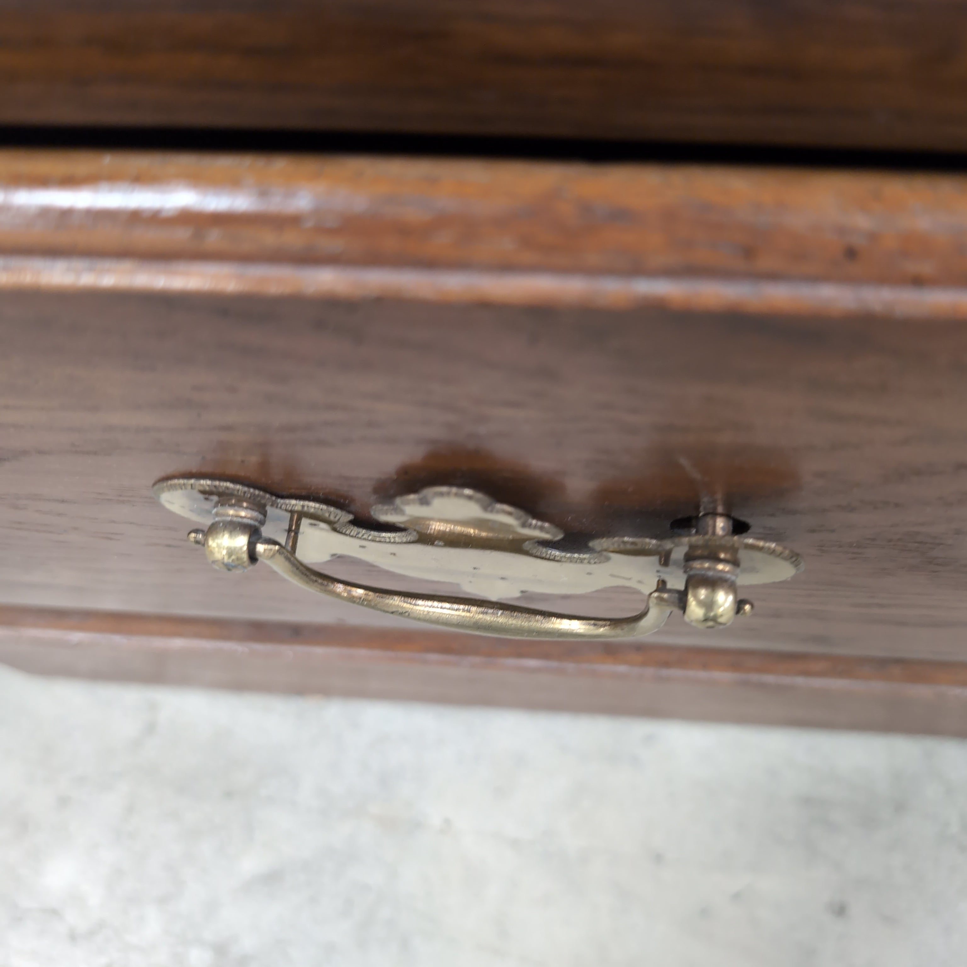 Medium Brown Wood TV Stand with Cabinet Doors