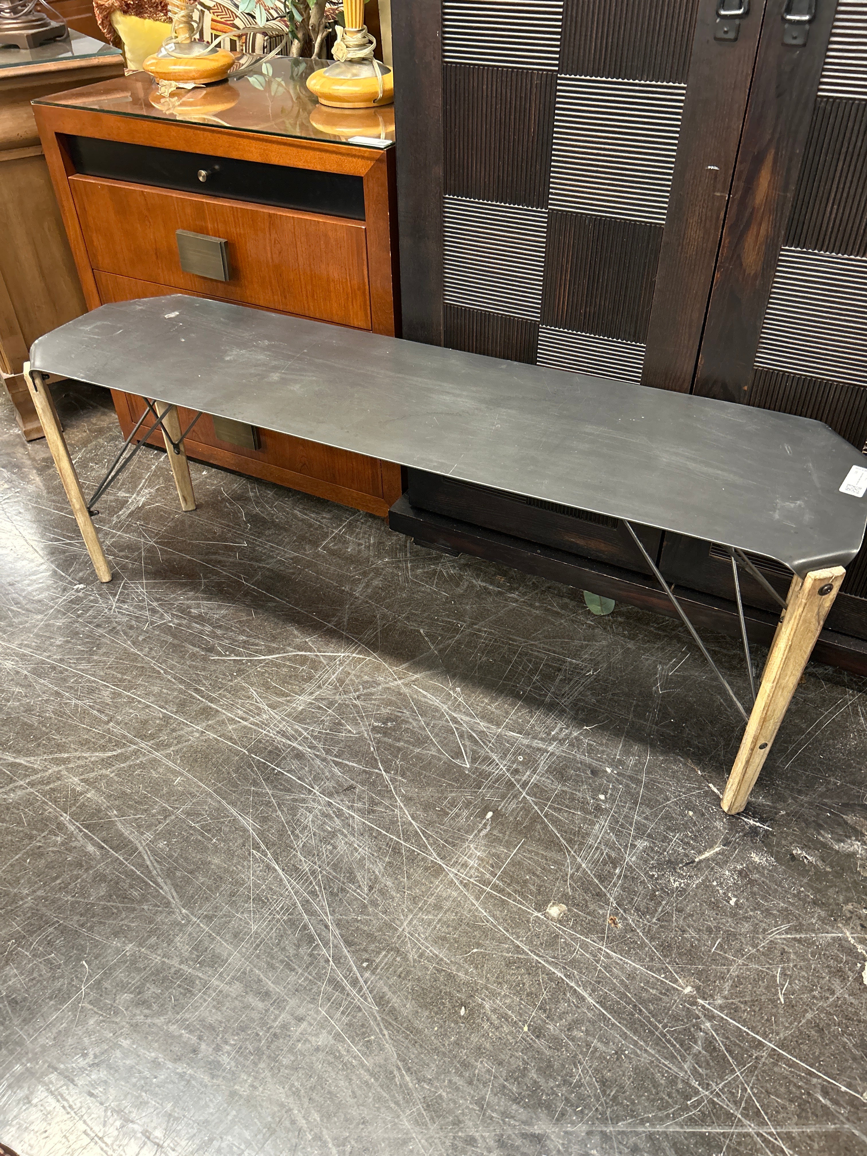 Narrow Metal Coffee/ Table/ Bench
