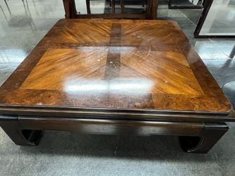 Thomasville 1972 Coffee Table - Brown Wood