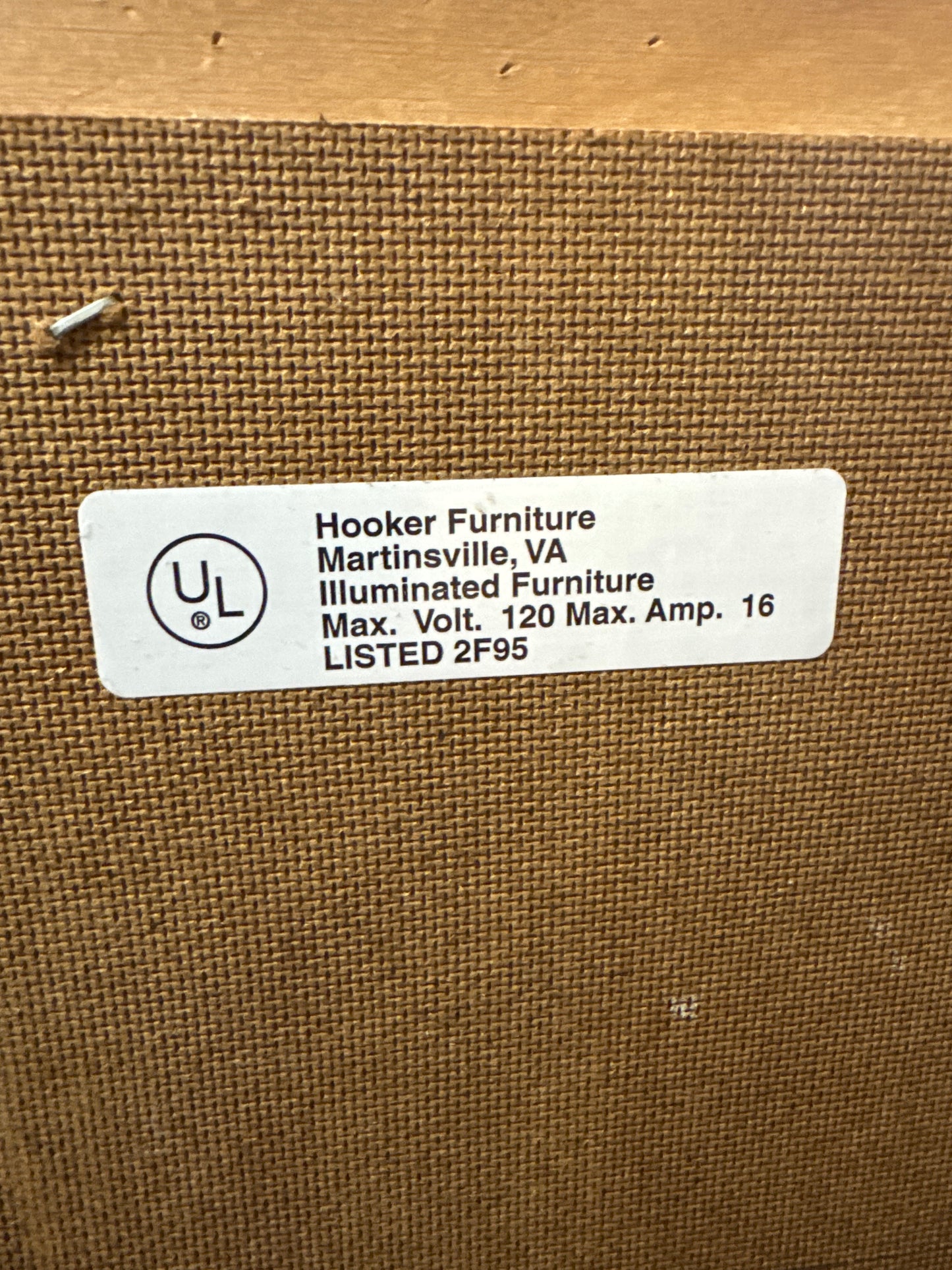 Hooker Hideaway Two-Door Media Cabinet