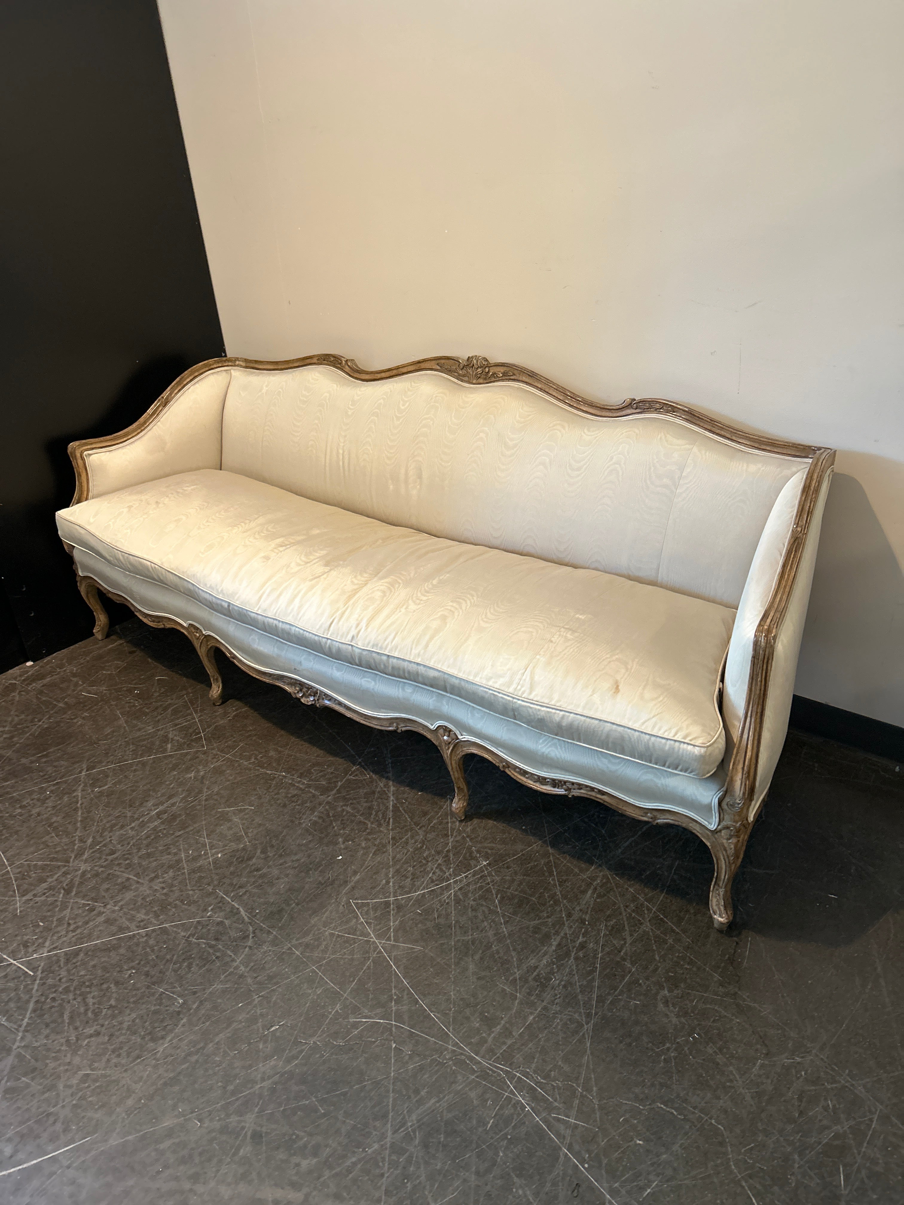 Meyer Gunther Martini: French-Style Settee with Ornate Frame