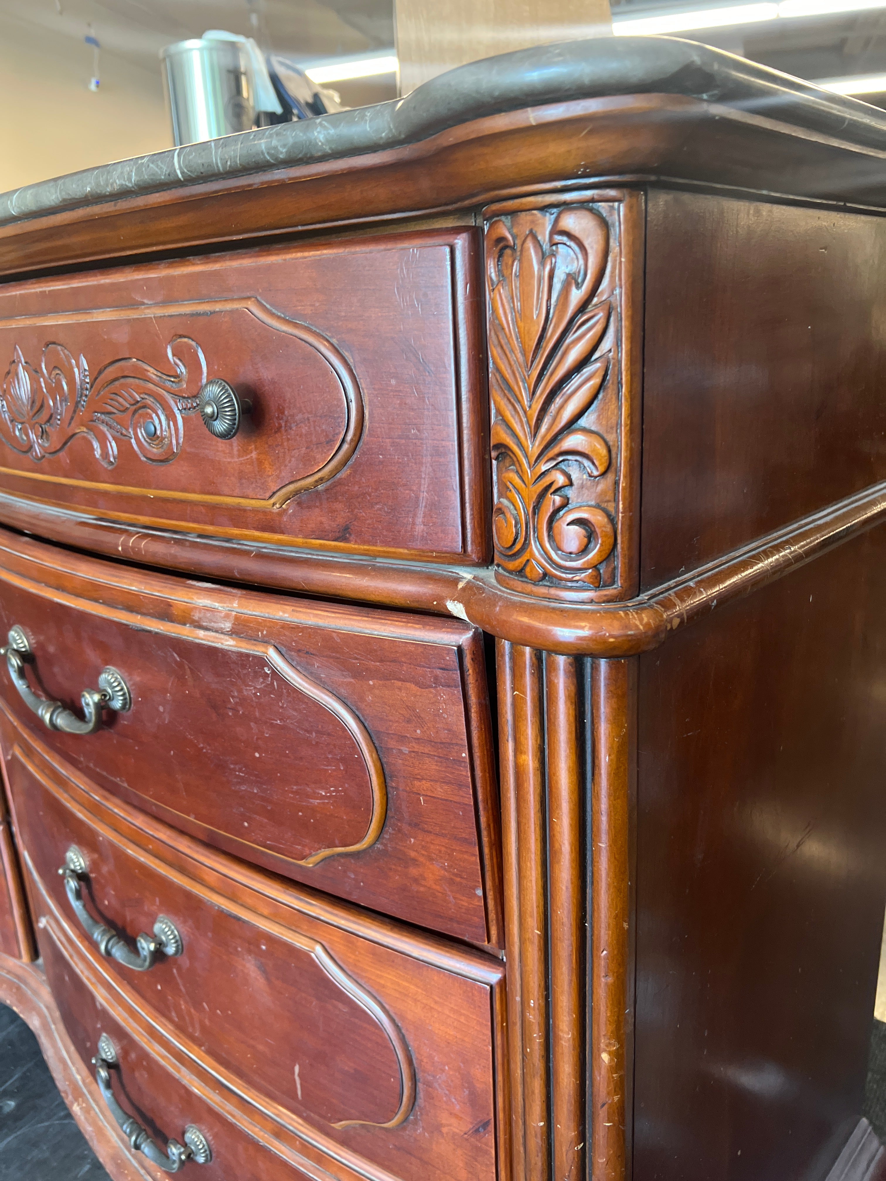 Marble Top Side Board or Dresser