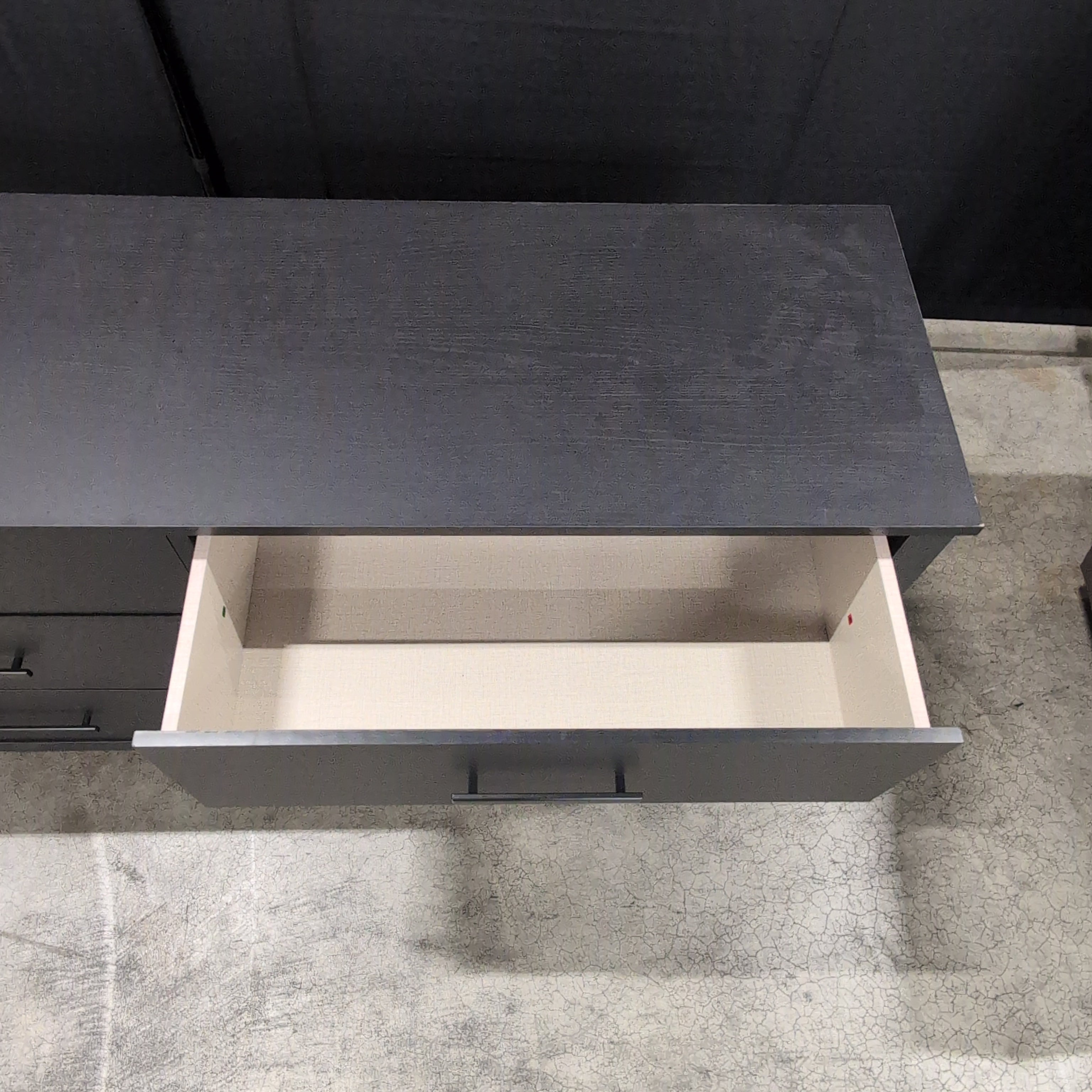 Ameriwood HOME Dark Grey Six-Drawer Dresser