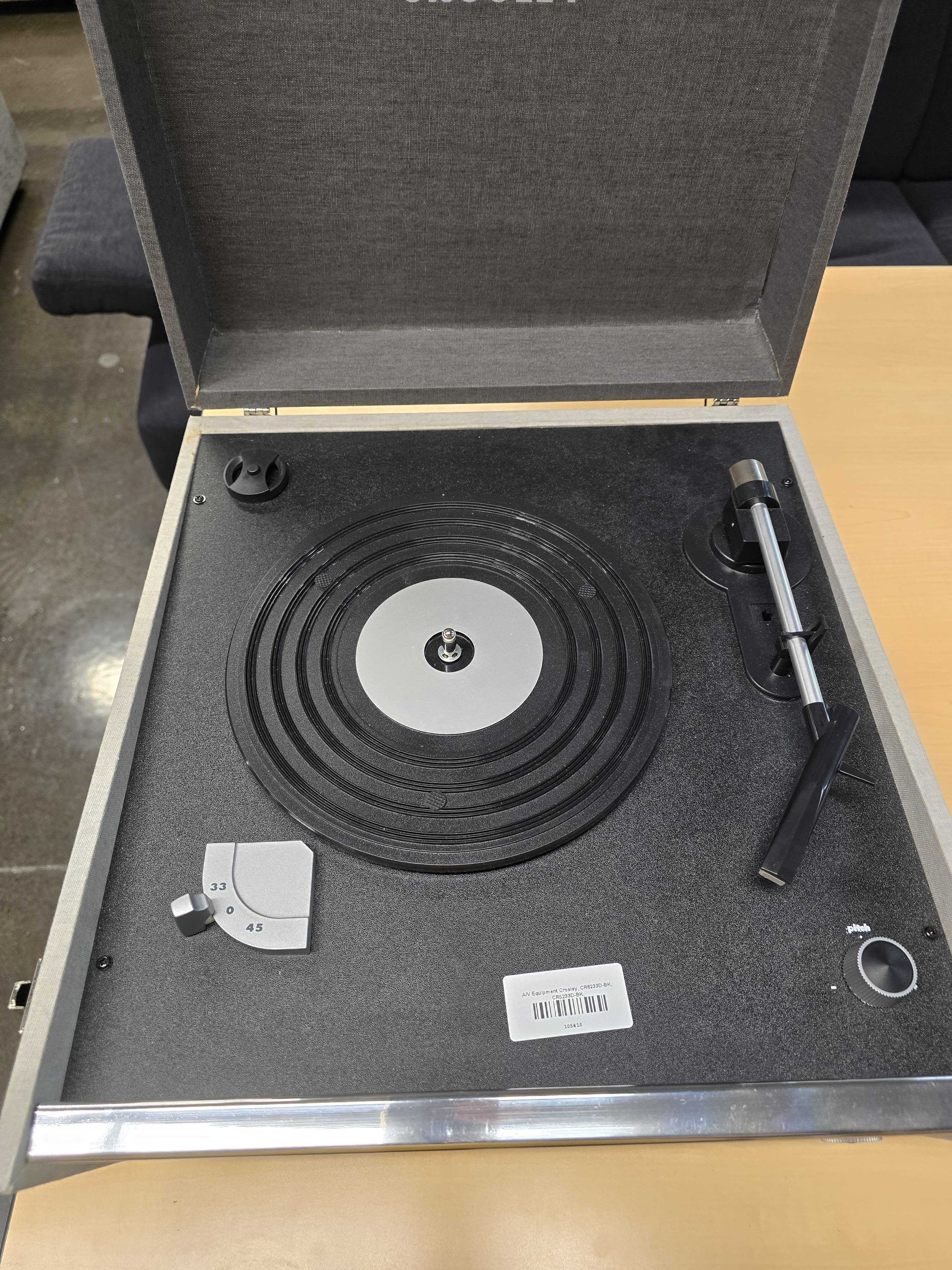 Crosley Record Player CR6233D-BK
