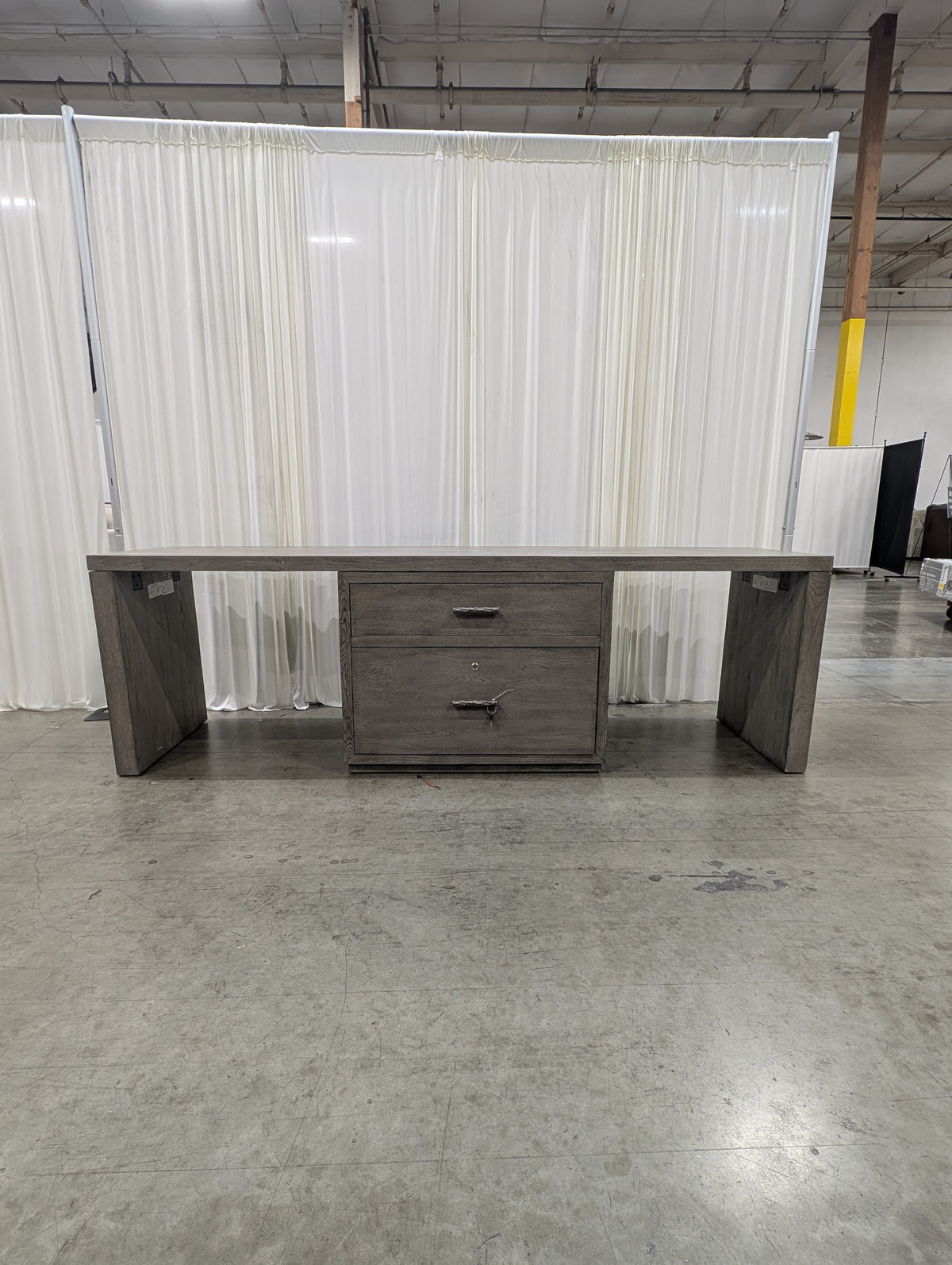 Hooker Furniture Linville Falls Desk with 2-Drawer Lateral File Cabinet
