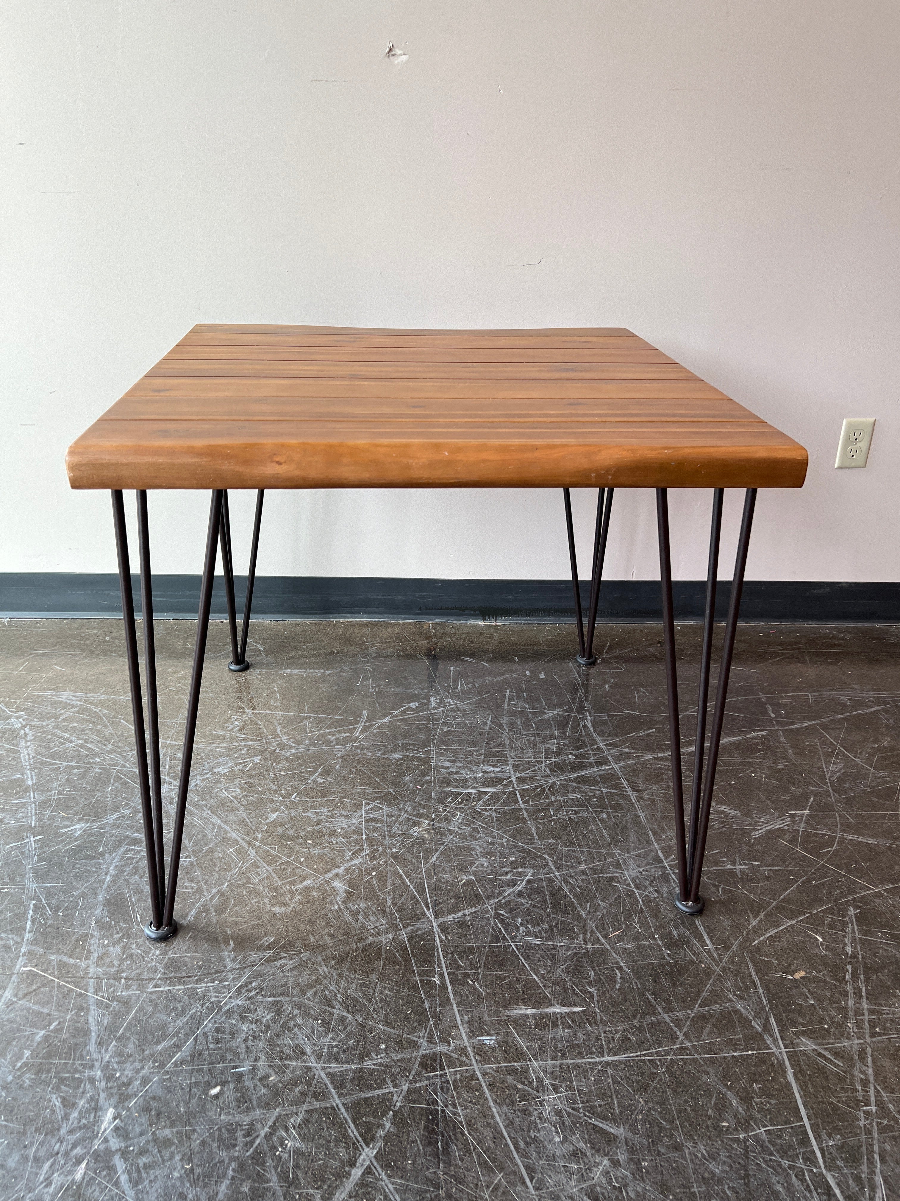 Small Walnut Slat Table