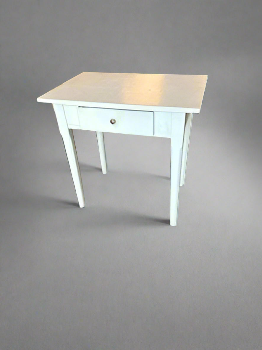White Accent Table