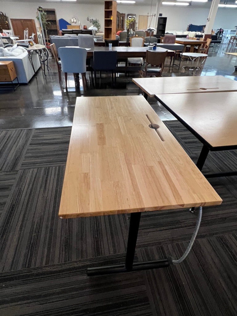 Oak Butcher Block Desk by Echelon (WeWork)