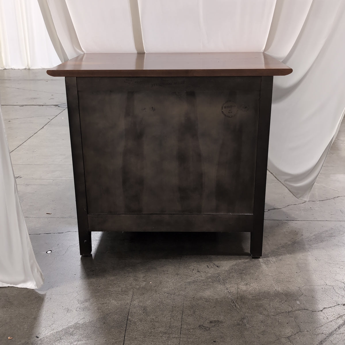 Two-Tone Four-Drawer Wood Nightstand