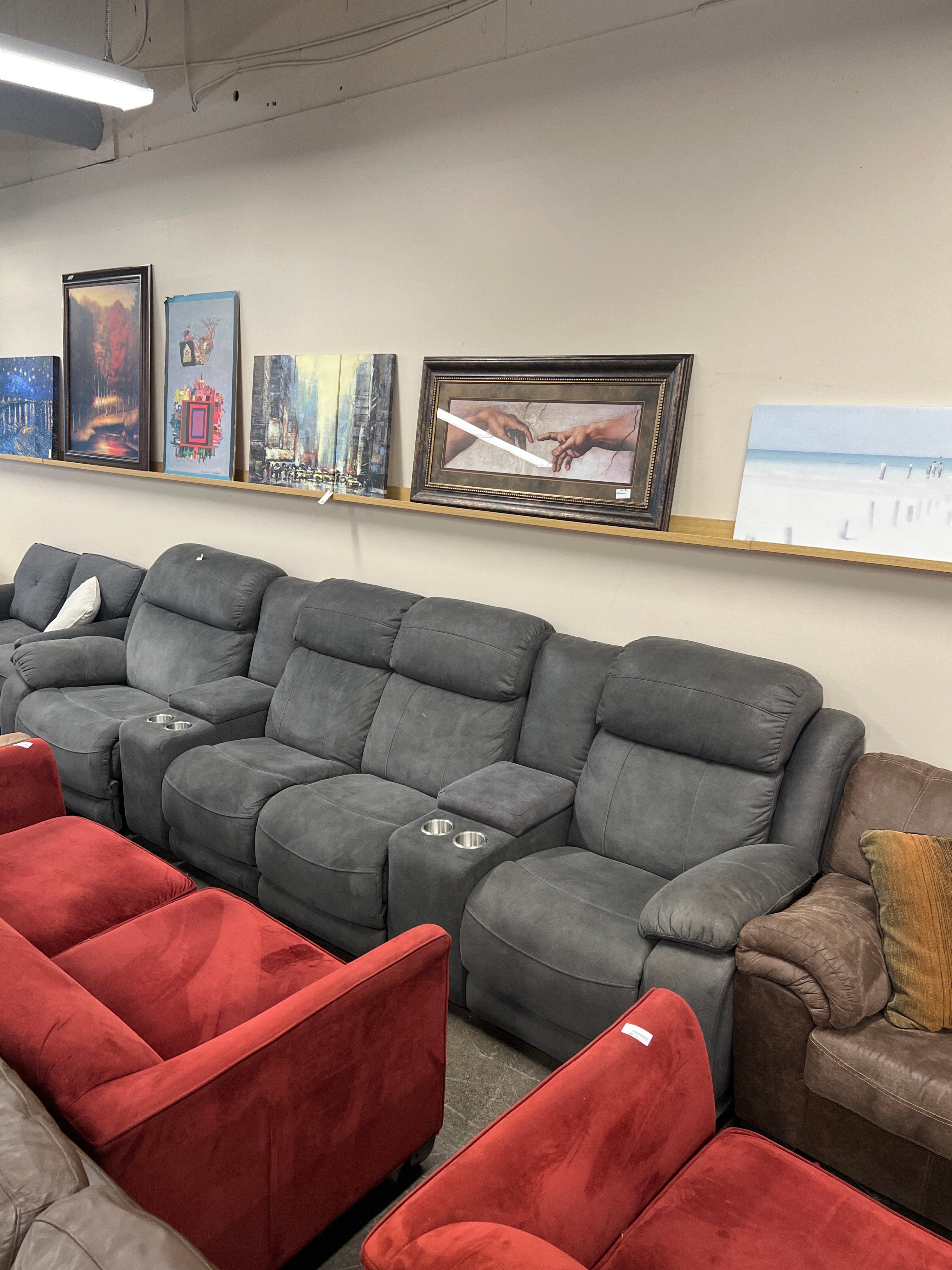 Pacific Industries Reclining Sectional Sofa
