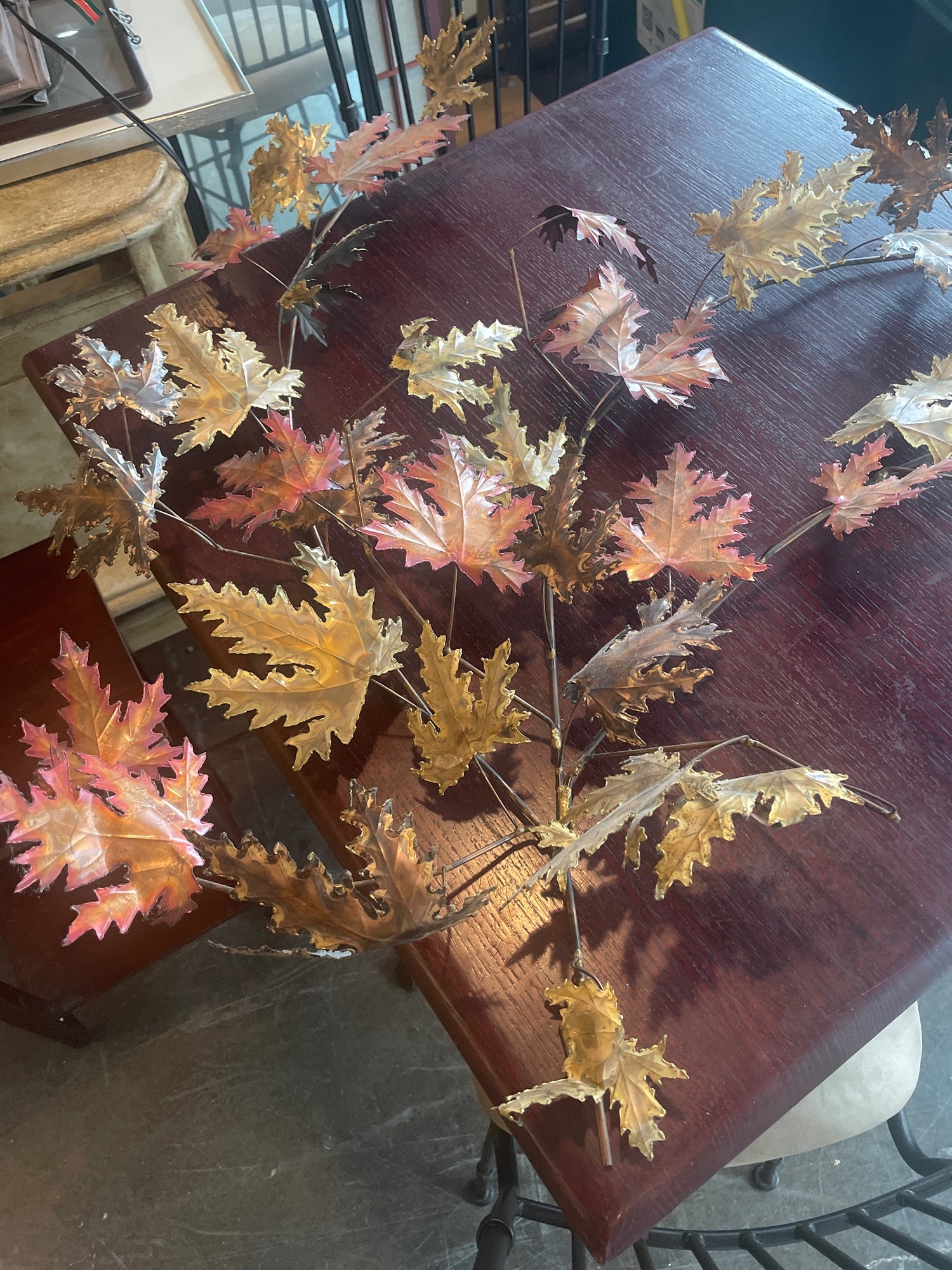 Metal Leaf Art By Artrist Ray Griffin