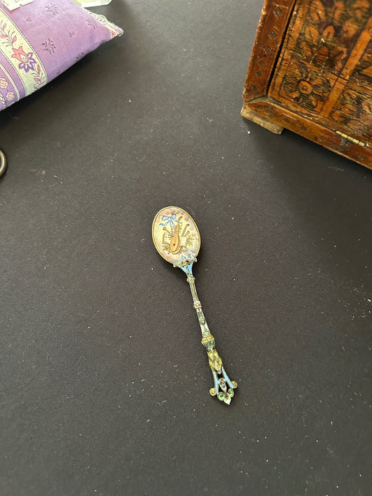 Enamel Souvenir Spoon